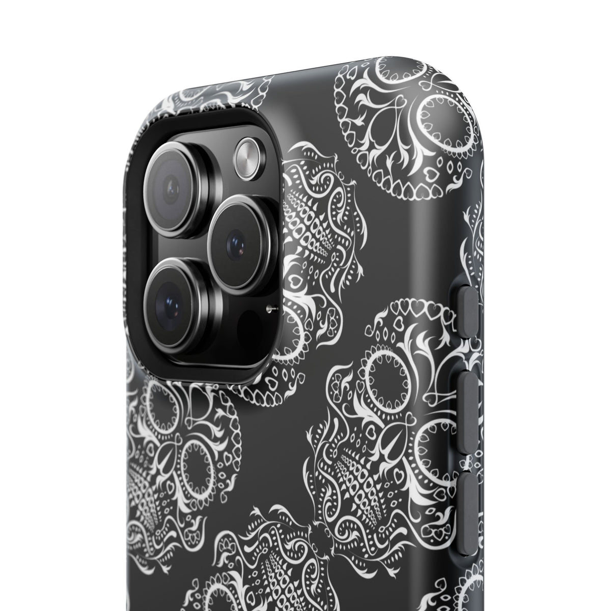 Skull Pattern Black & White Gothic Tough Cases for iPhone