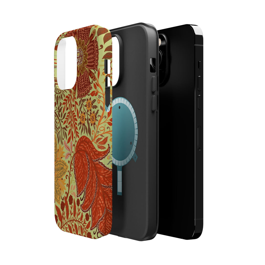 Floral Paisley Magnetic Impact-Resistant Phone Case
