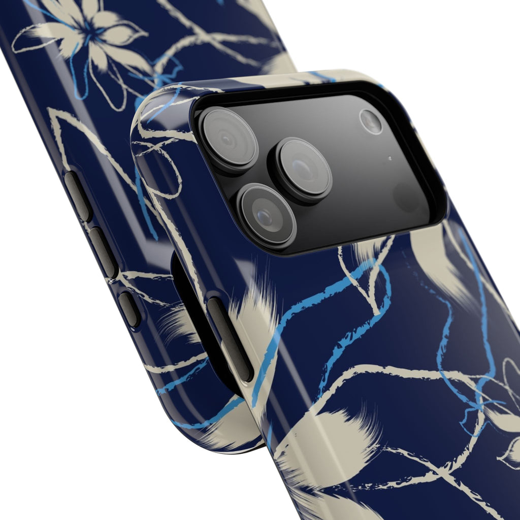 Floral Impact-Resistant Phone Case, Durable