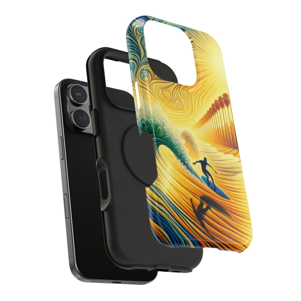 Surfing Impact Resistant Phone Case - Ocean Vibes, Phone Cover for Surfers, Beach Lovers