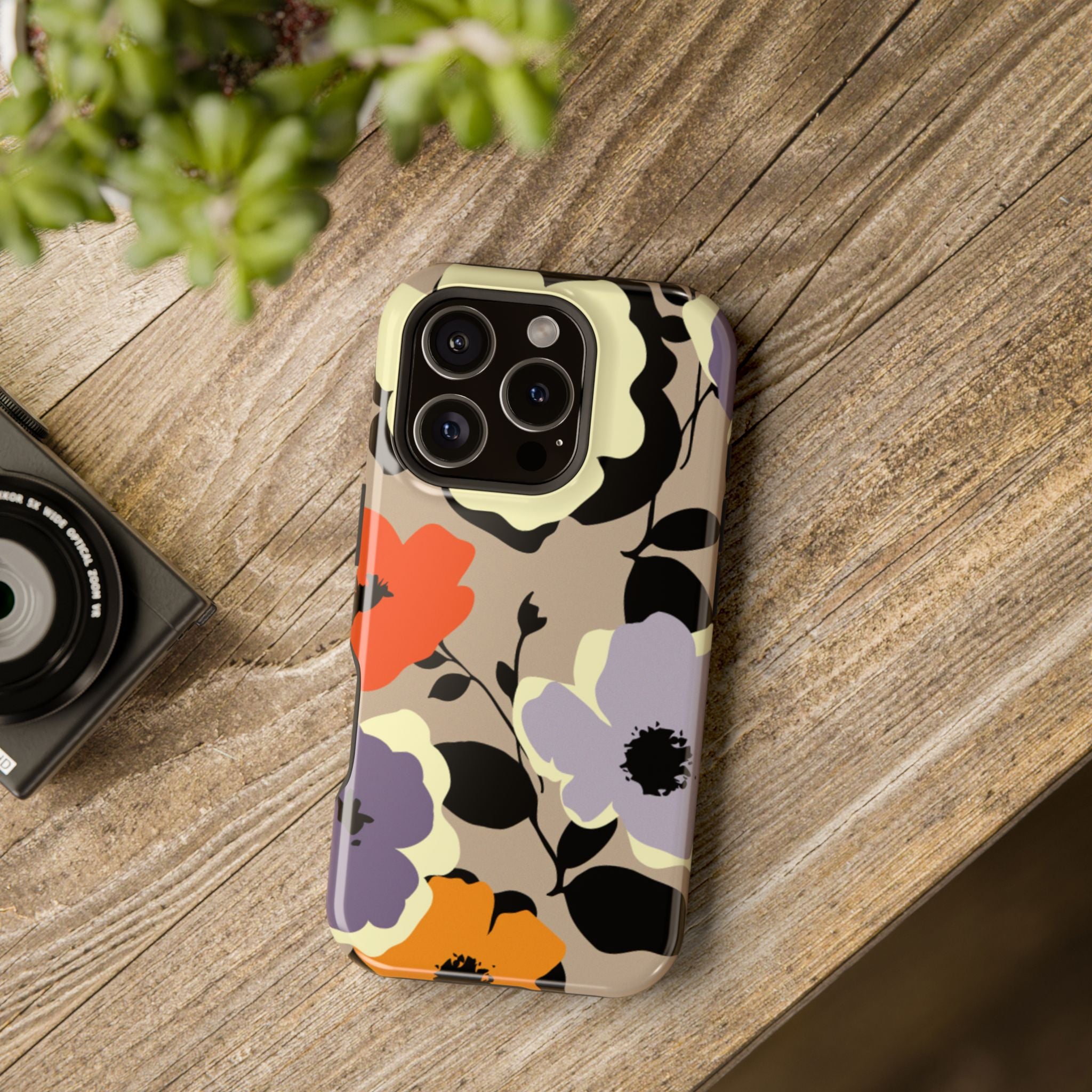 Floral Impact-Resistant Phone Case