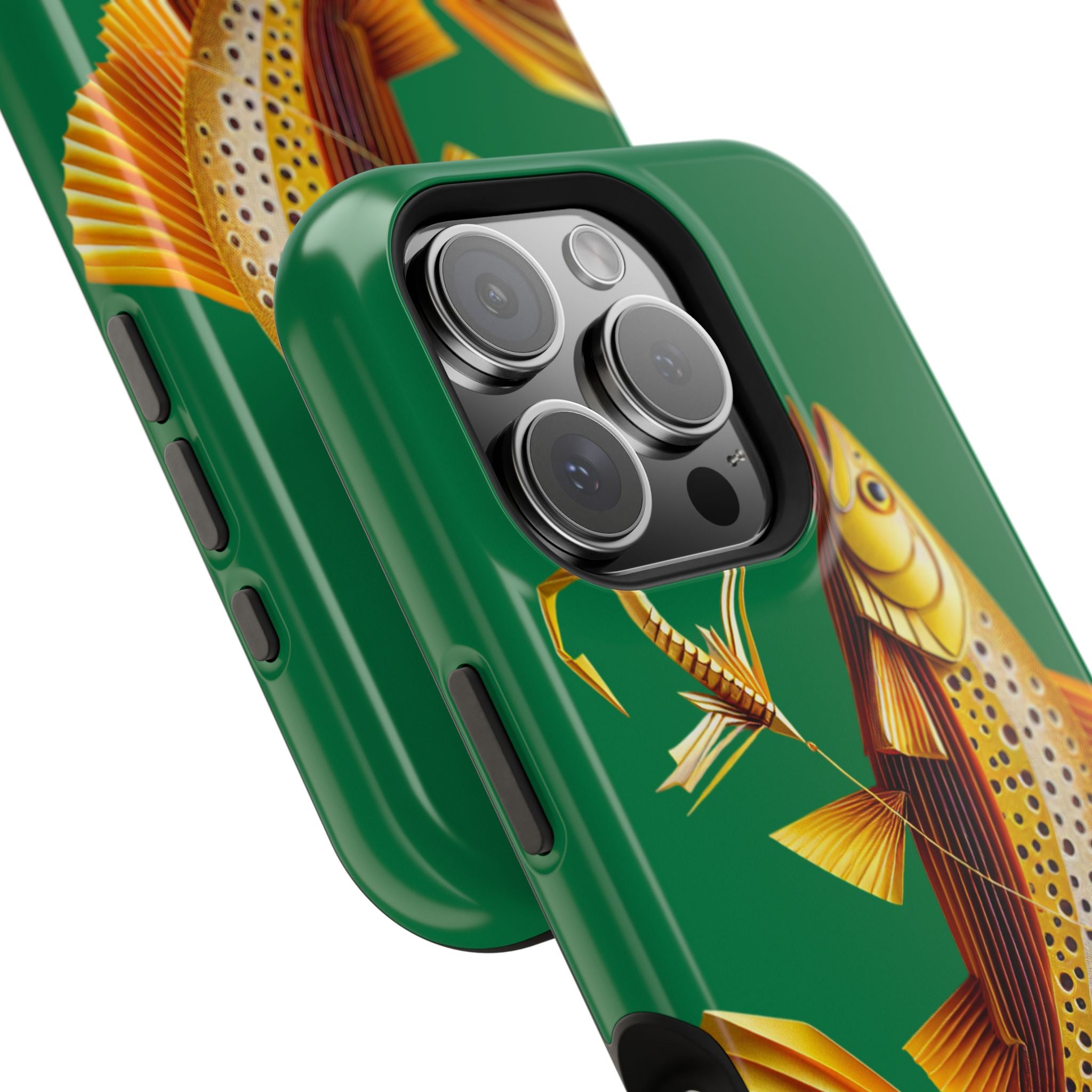 Impact Resistant Phone Case,  Lucky Charm Fish, Outdoor Enthusiast Gift
