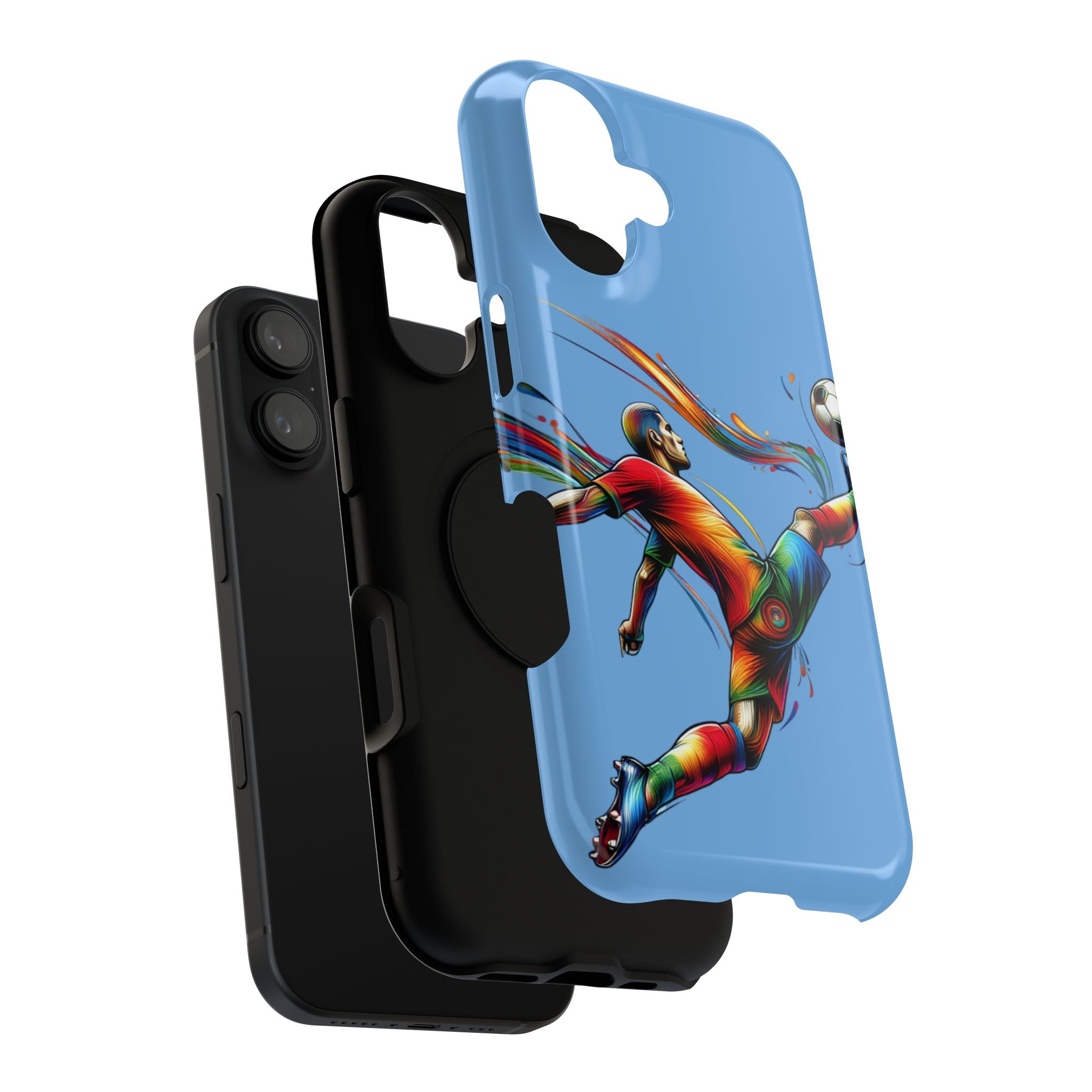 Soccer Art Impact Resistant Phone Case