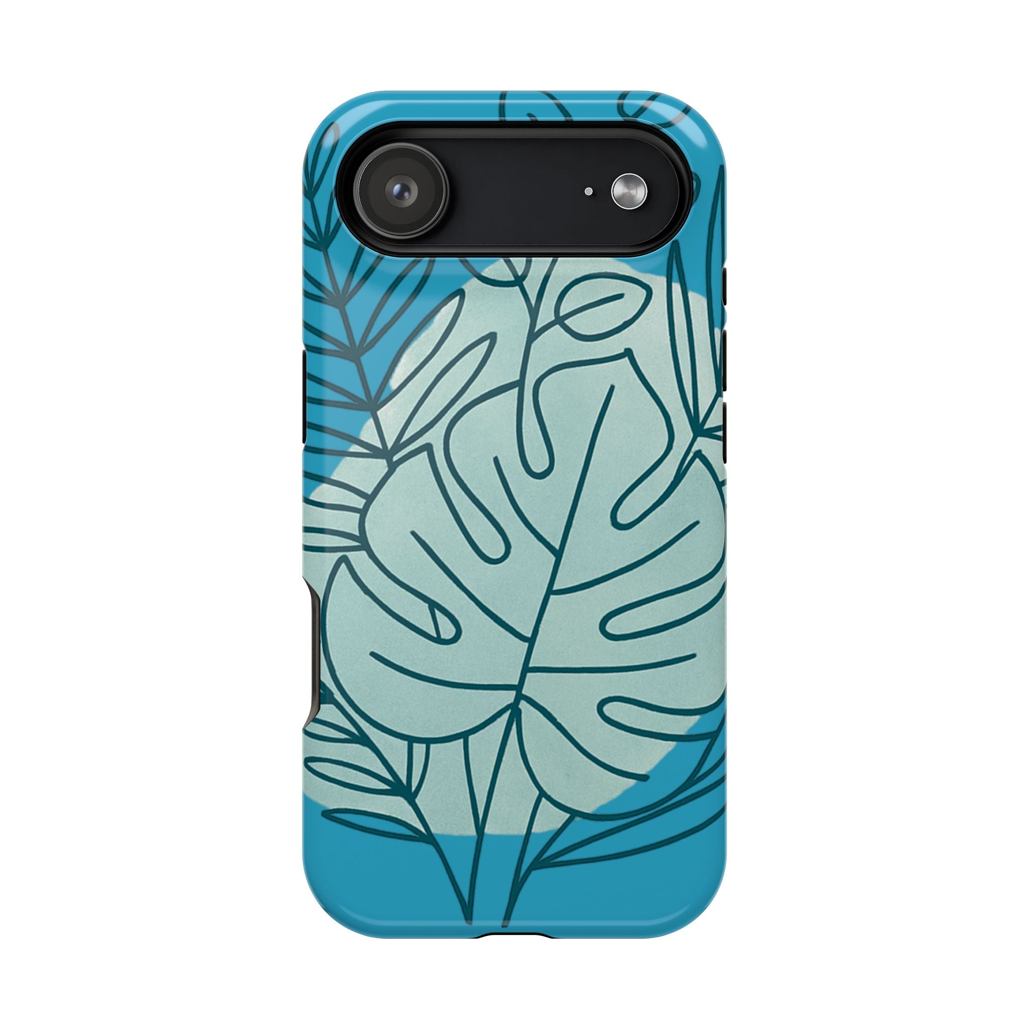 Tropical Floral Phone Case, Impact-Resistant