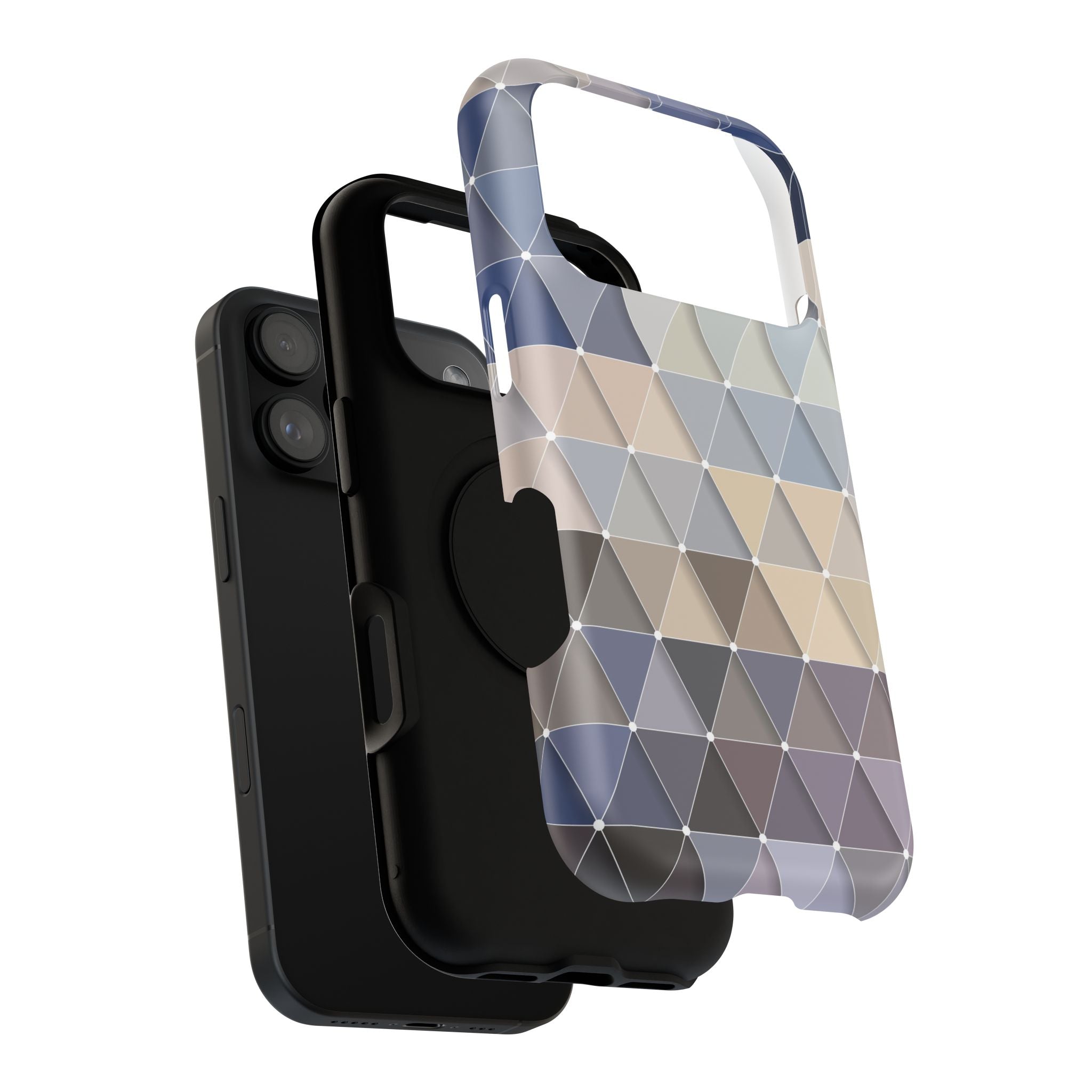 Geometric Phone Case - Stylish Impact-Resistant