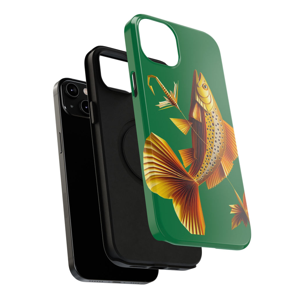 Impact Resistant Phone Case,  Lucky Charm Fish, Outdoor Enthusiast Gift