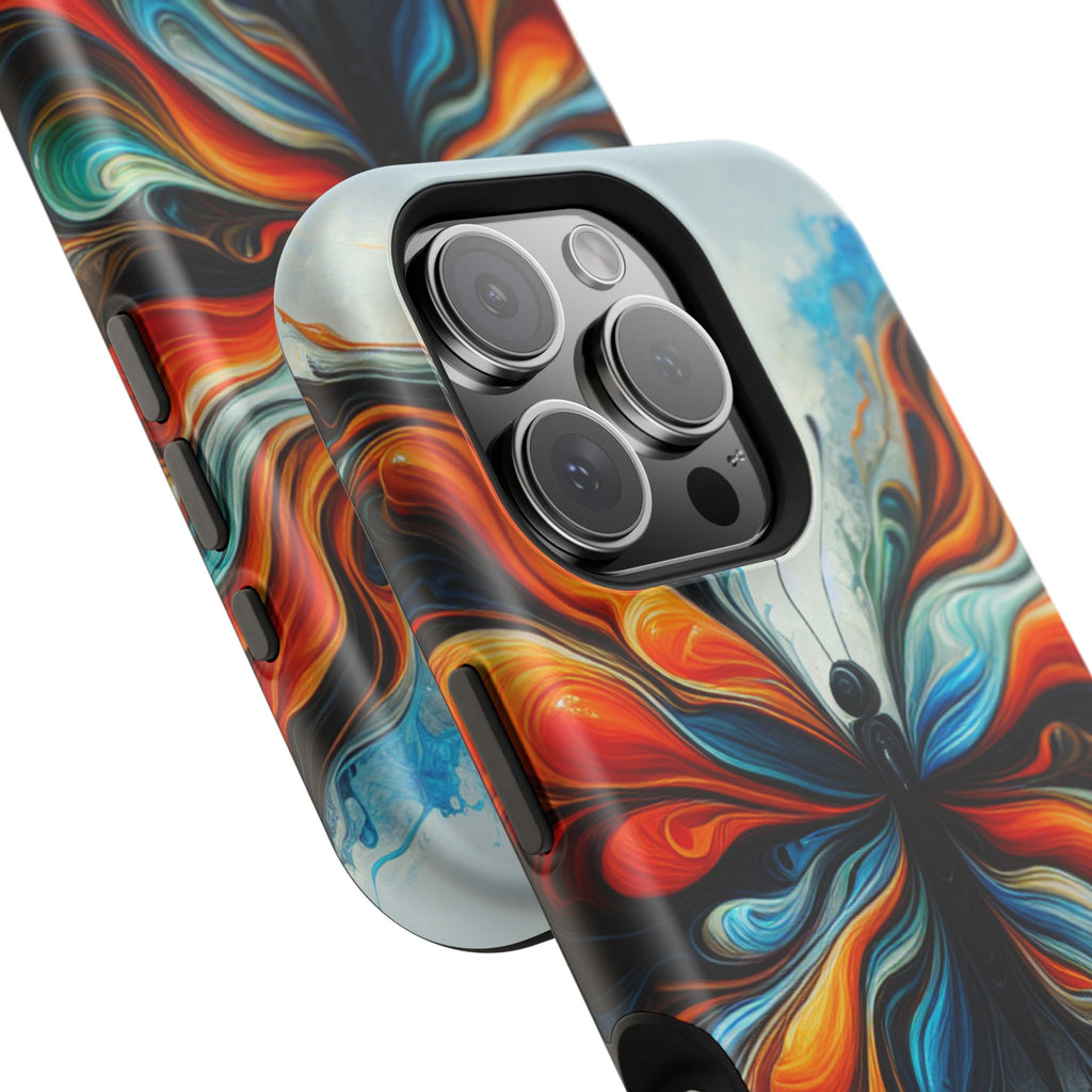 Vibrant Butterfly Impact Resistant Phone Case Unique Gift for Nature Lovers