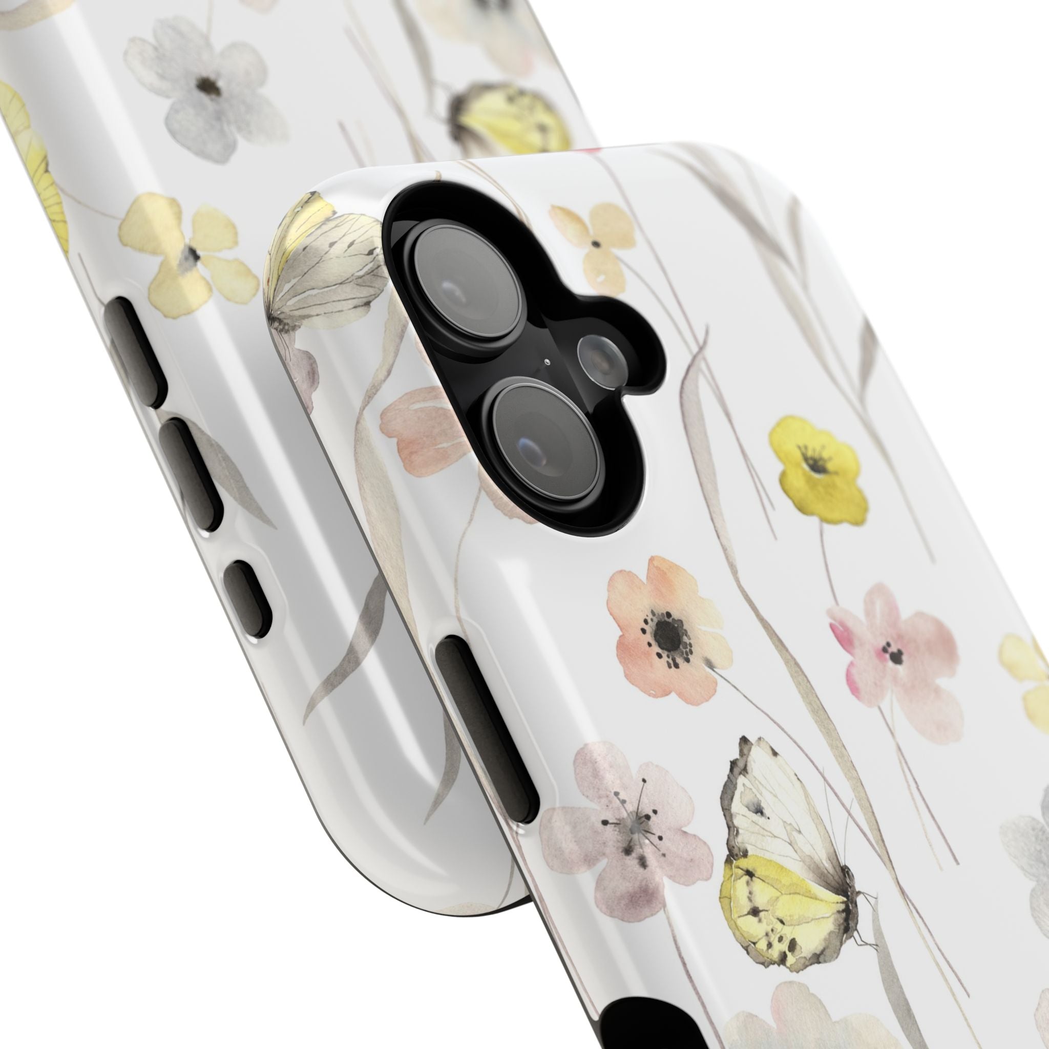Floral Impact-Resistant Phone Case