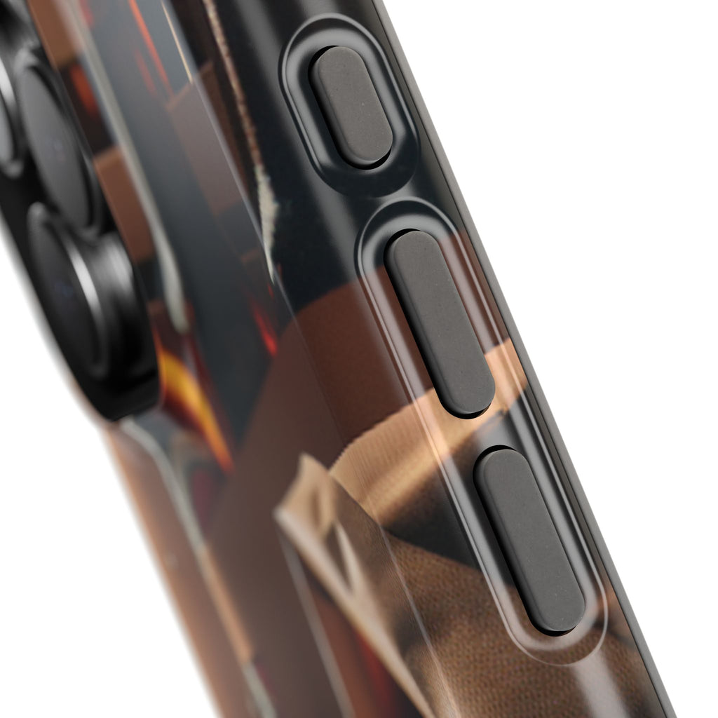 Impact Resistant Phone Case - Beer and Chips Design