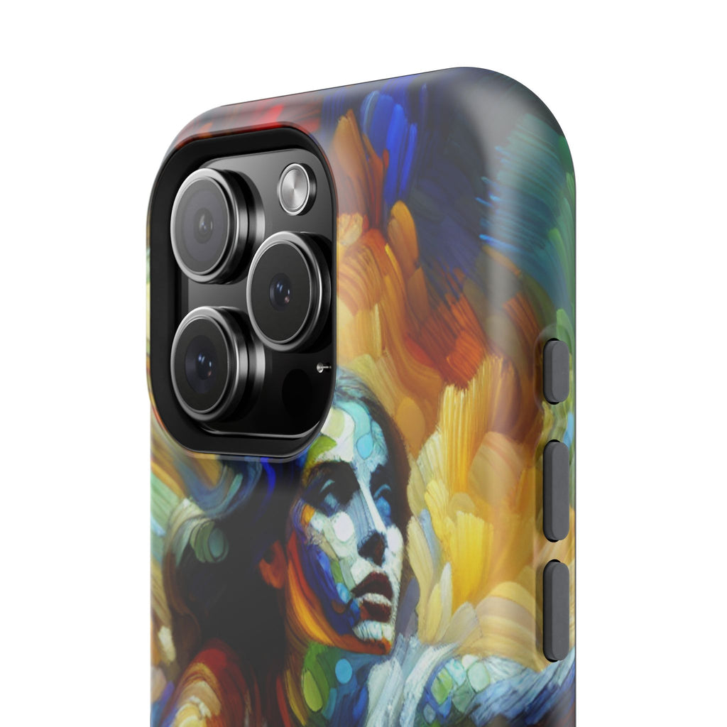 Impact-Resistant Phone Case — Colorful Surreal Mermaid Art