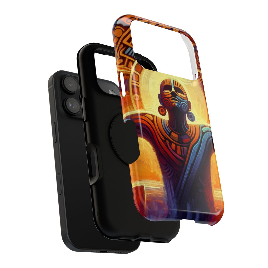 Impact Resistant Phone Case - Aztec Man