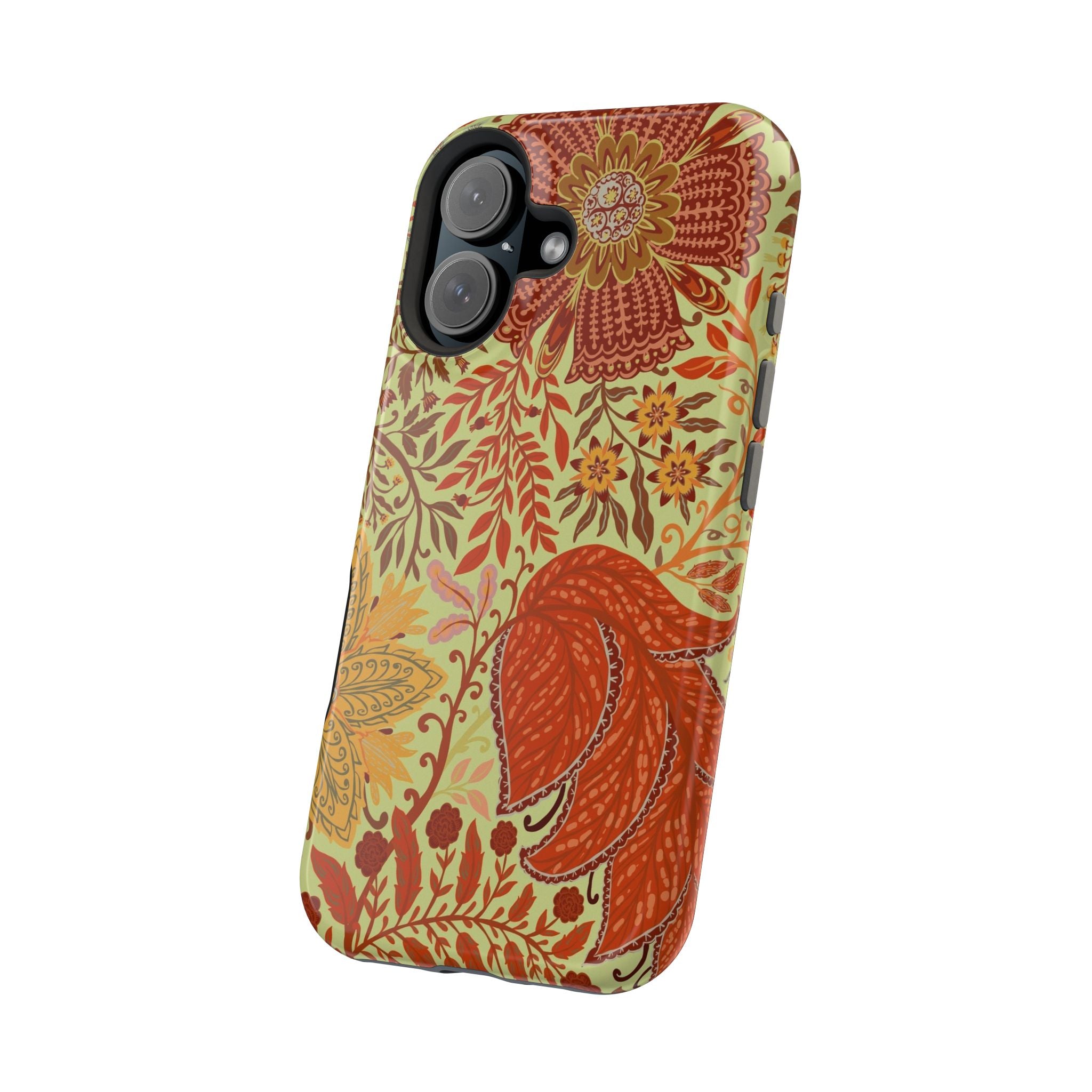 Floral Paisley Magnetic Impact-Resistant Phone Case