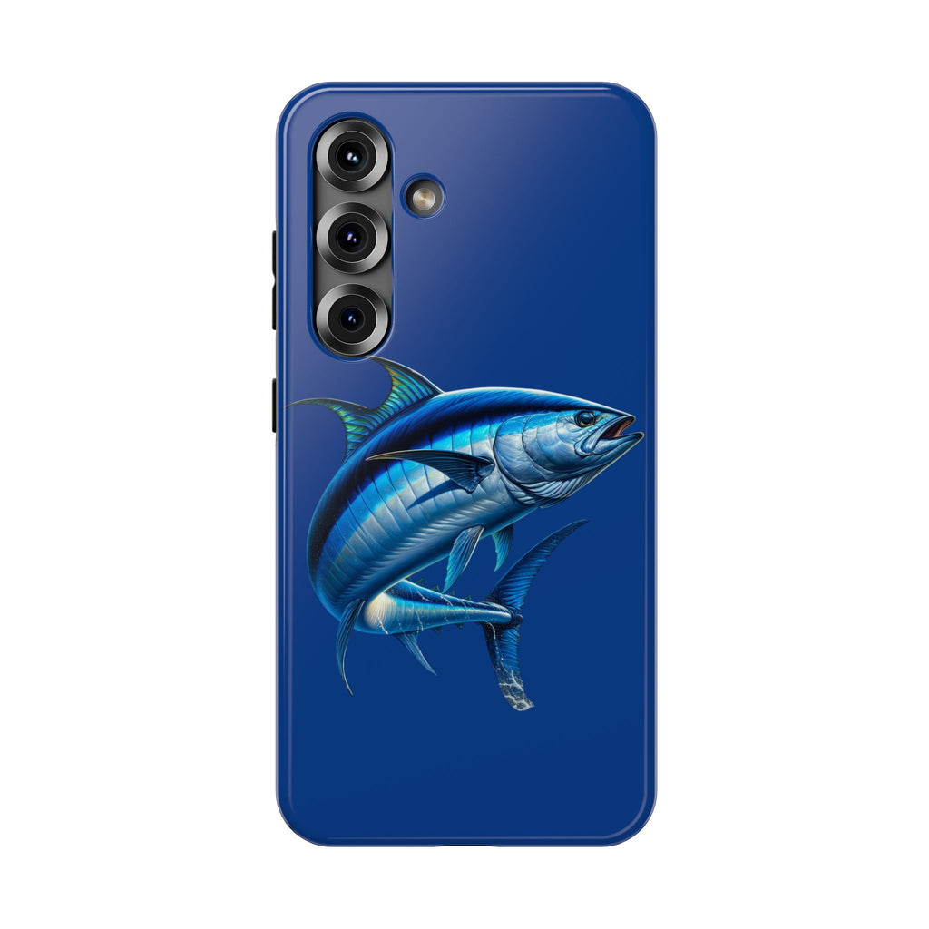 Blue Marlin Impact-Resistant Phone Case — Ocean Fish Protective Cover