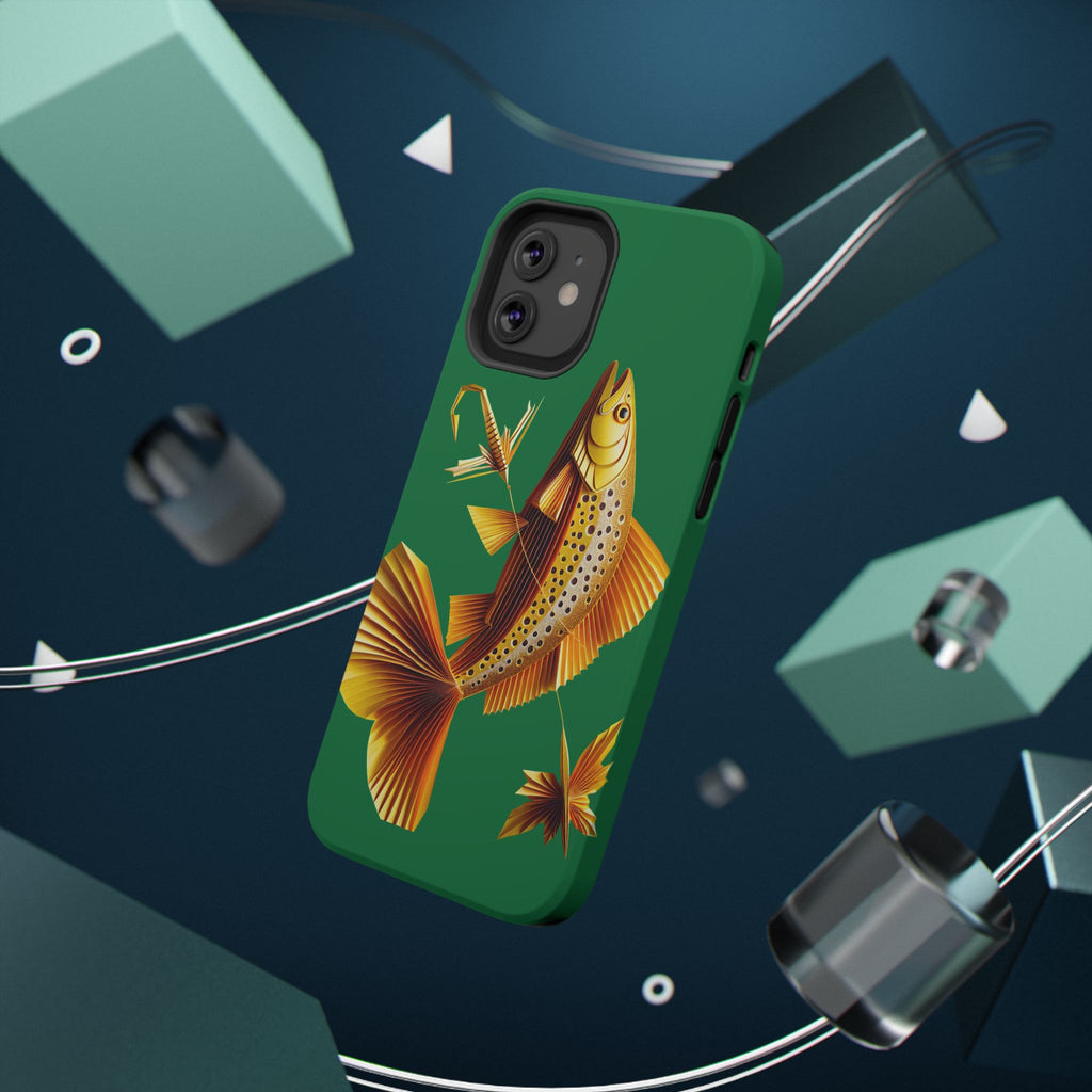 Impact Resistant Phone Case,  Lucky Charm Fish, Outdoor Enthusiast Gift