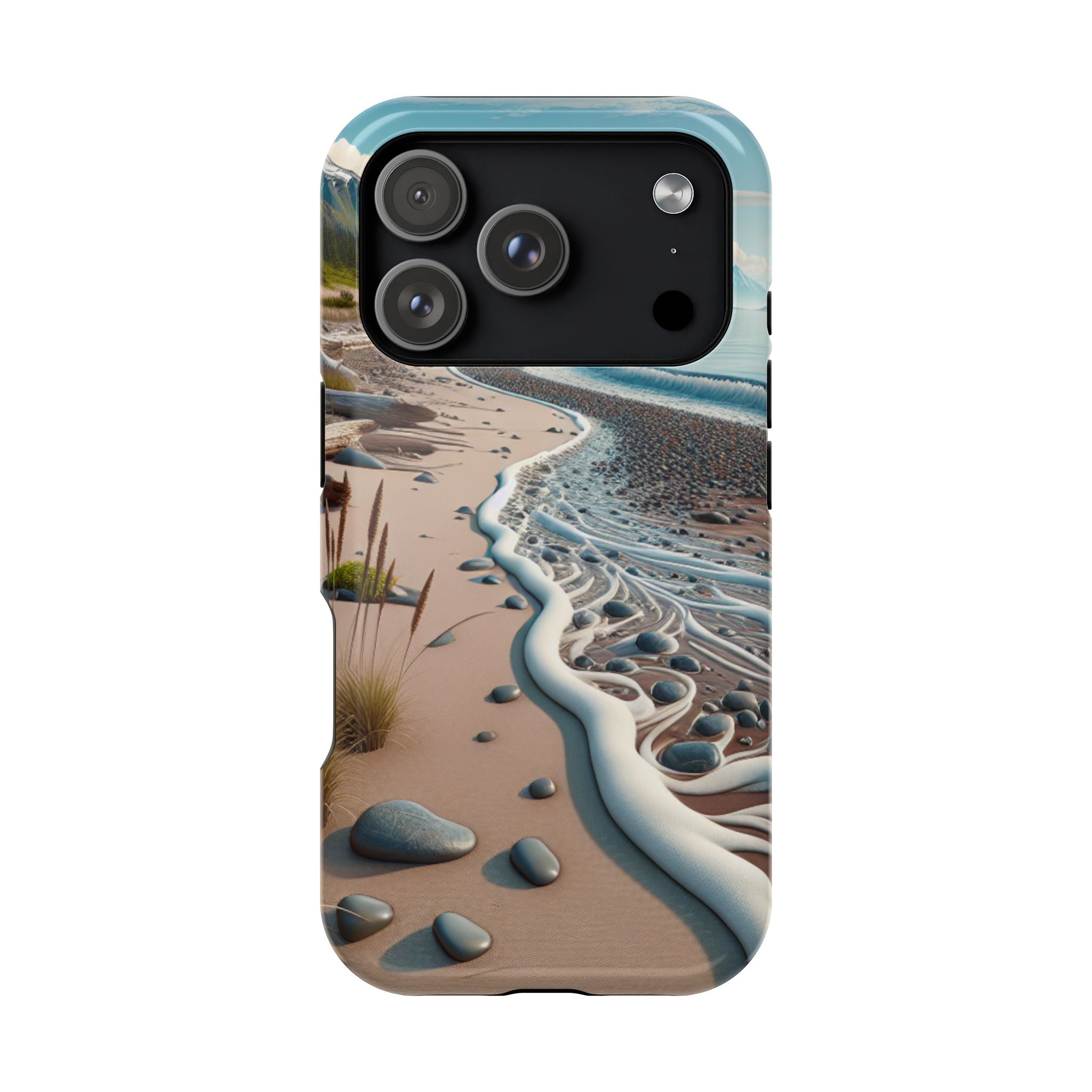 Beach Landscape Impact Resistant Phone Case