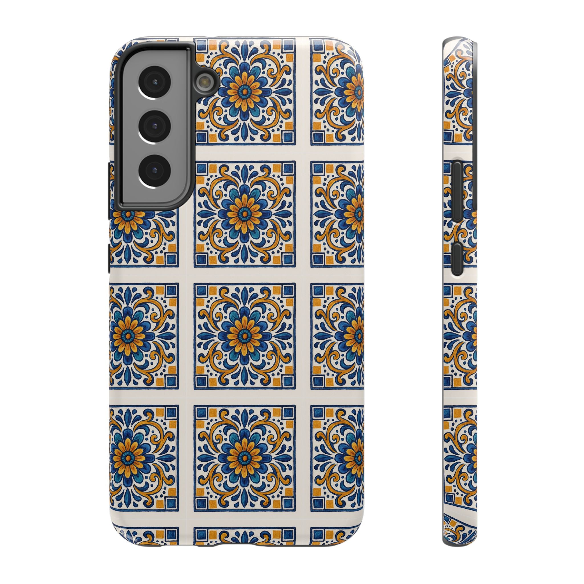 Colorful Floral Phone Case, Durable Impact-Resistant
