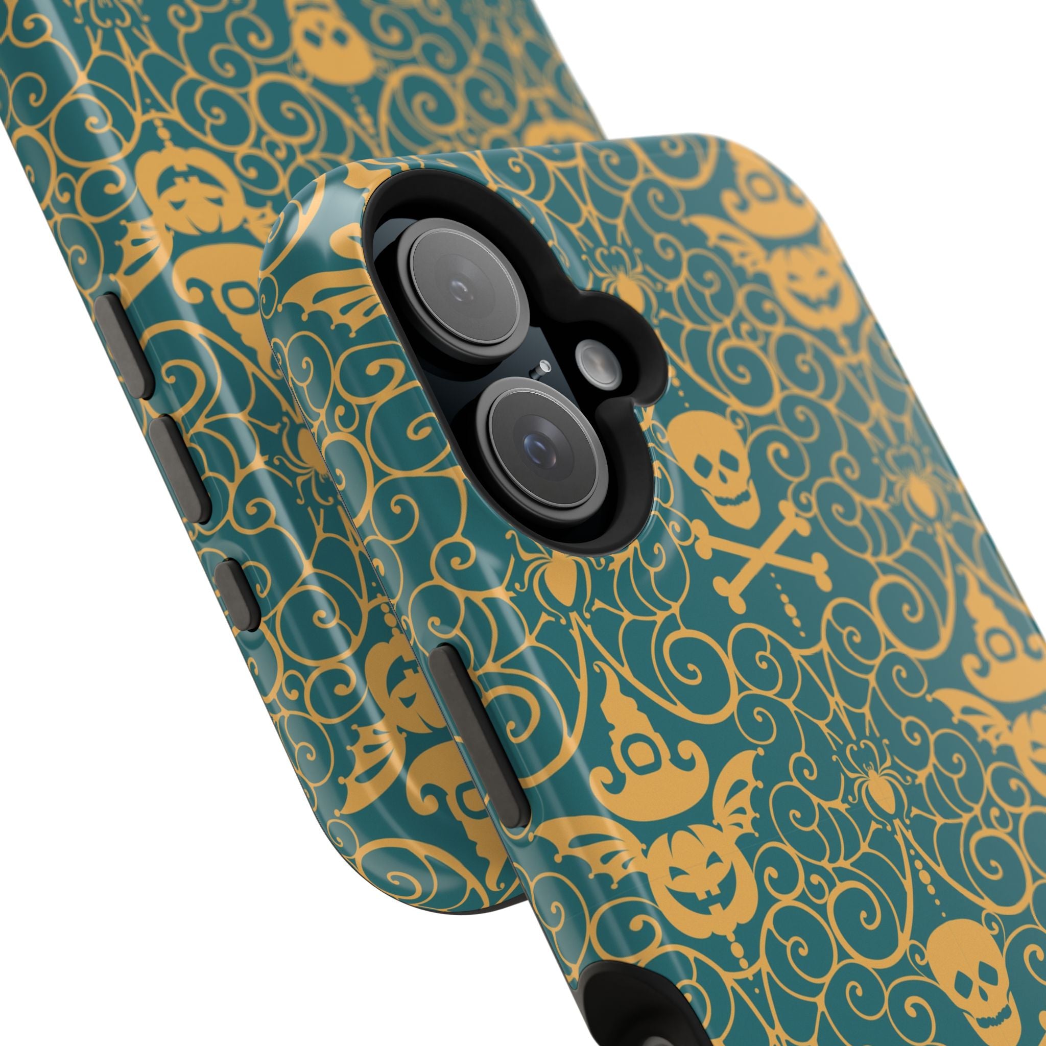 Skull & Crossbones Vintage Pattern Magnetic Impact Phone Case
