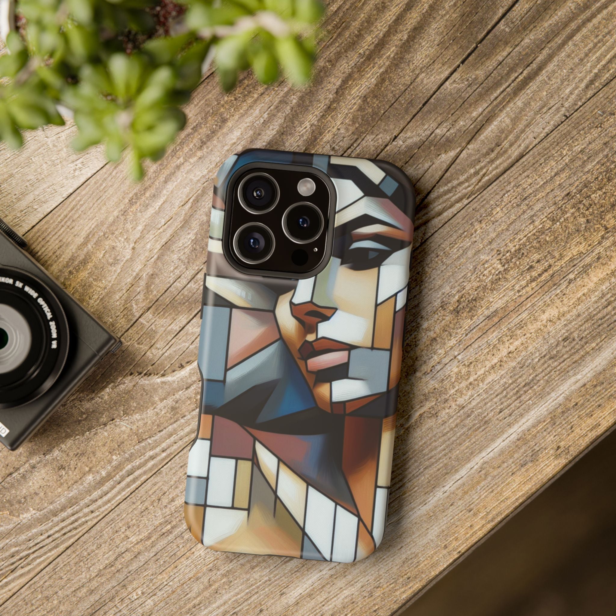 Impact Resistant Case - Woman Abstract Design