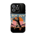 Impact Resistant Phone Tough Case - Pew Pew Kitty Dessert Design