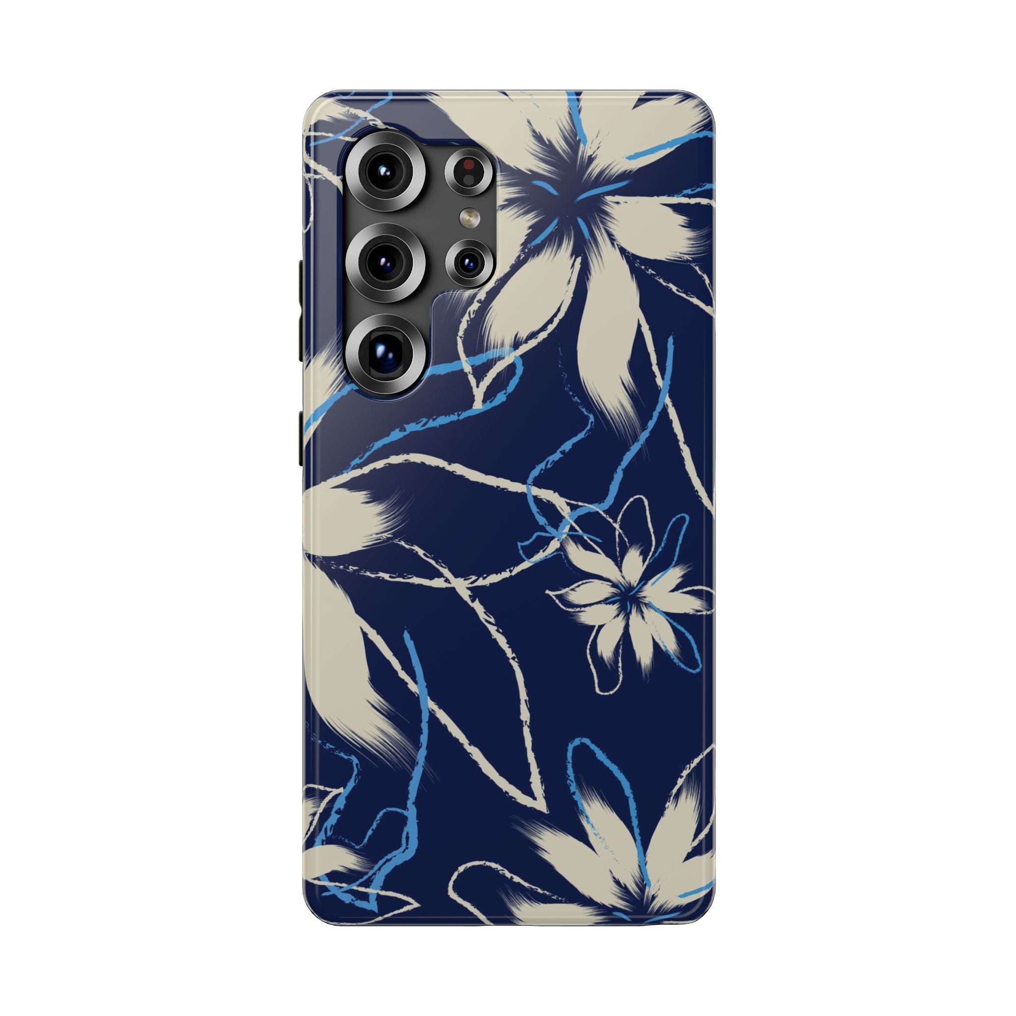 Floral Impact-Resistant Phone Case, Durable