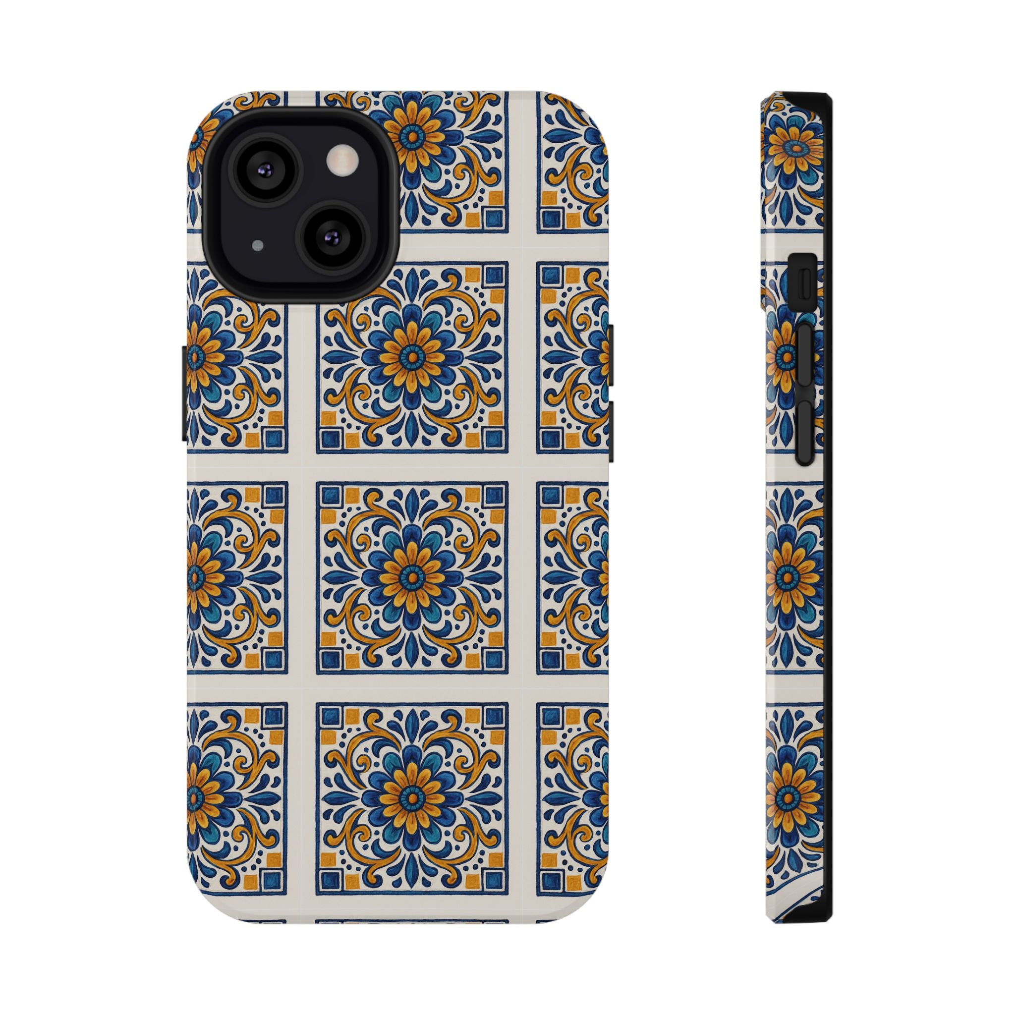 Colorful Floral Phone Case, Durable Impact-Resistant
