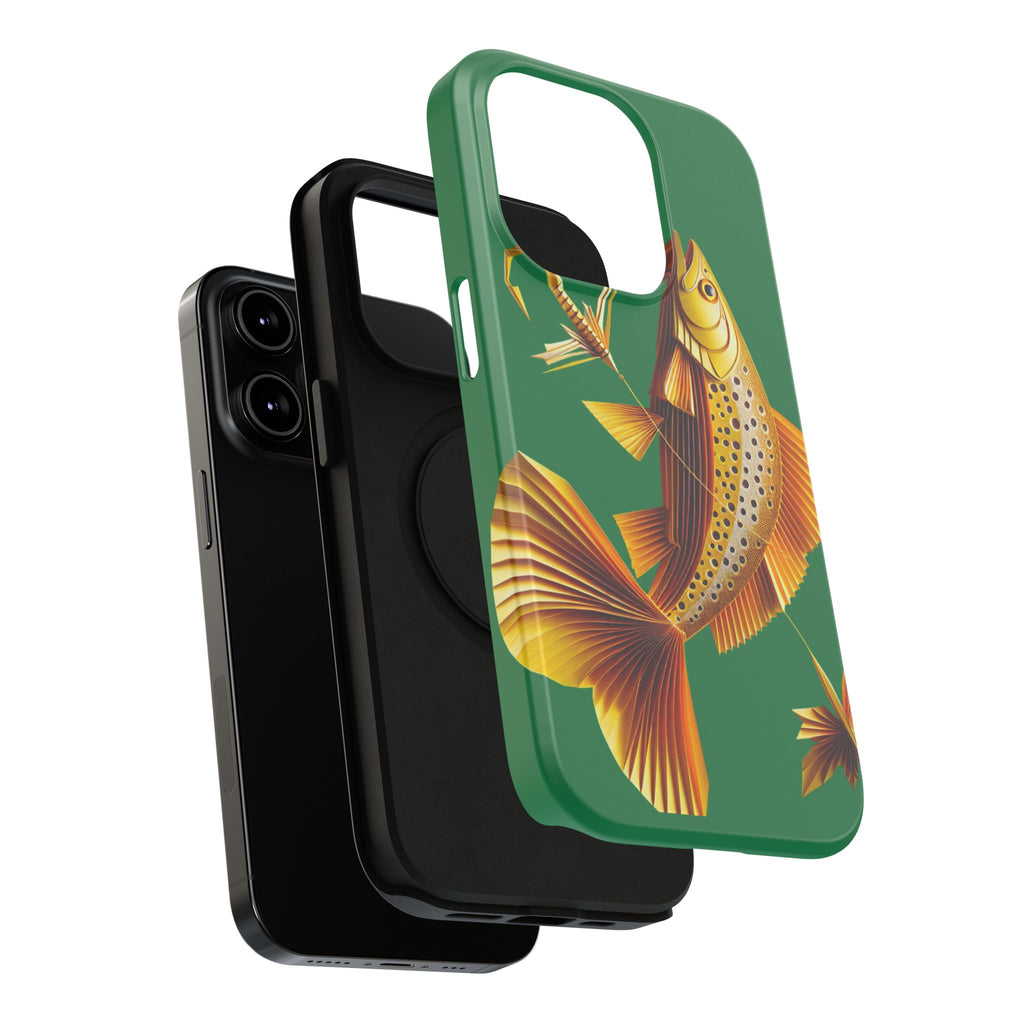 Impact Resistant Phone Case,  Lucky Charm Fish, Outdoor Enthusiast Gift
