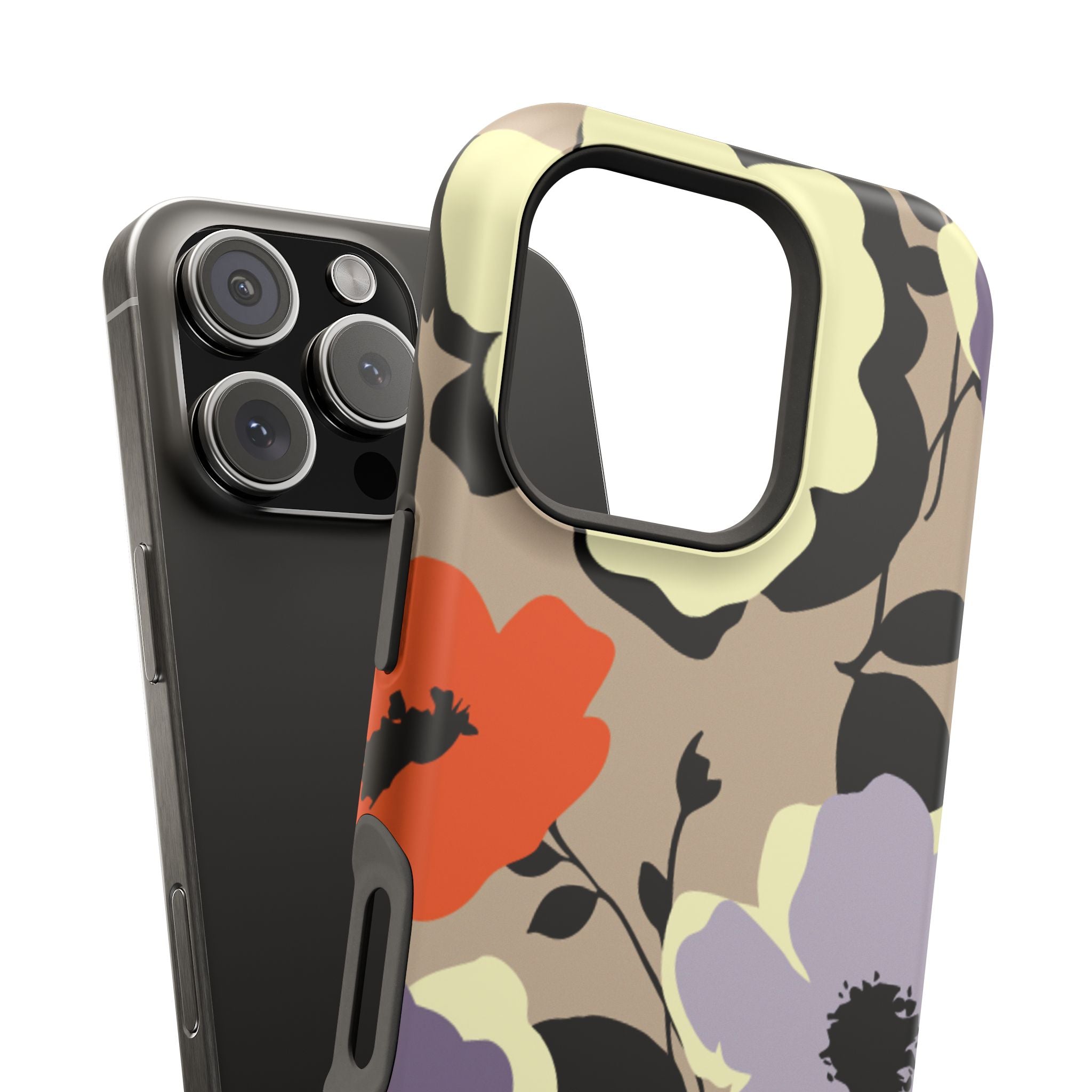 Floral Impact-Resistant Phone Case