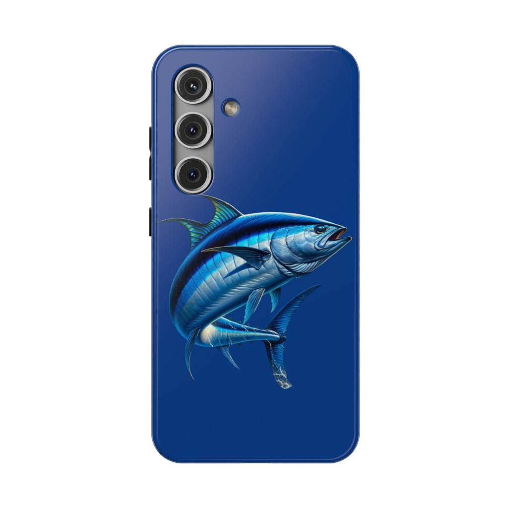Blue Marlin Impact-Resistant Phone Case — Ocean Fish Protective Cover