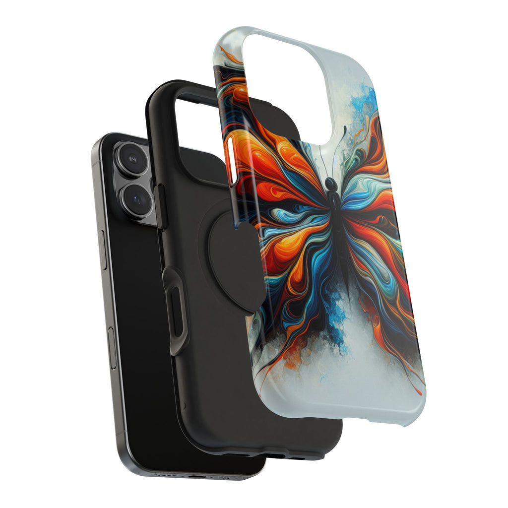 Vibrant Butterfly Impact Resistant Phone Case Unique Gift for Nature Lovers