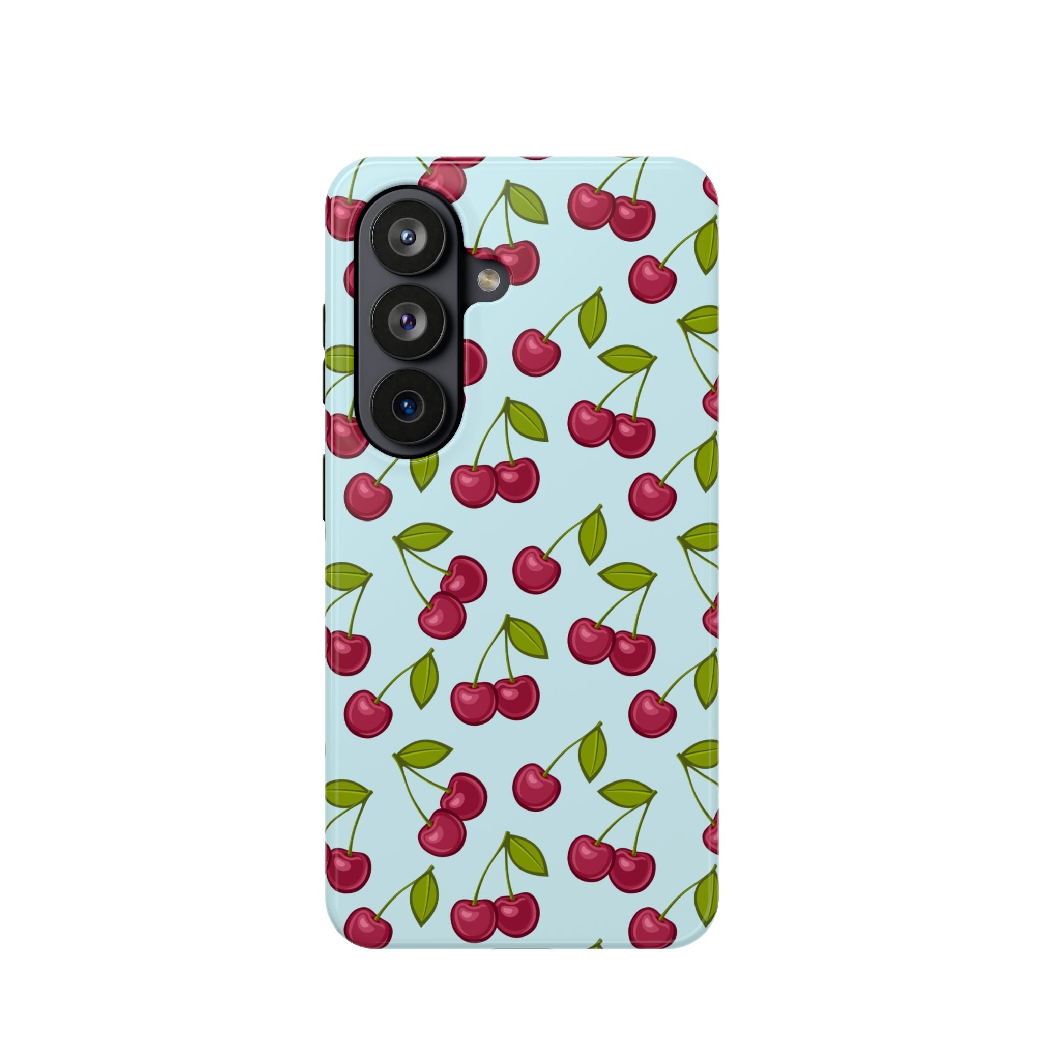 Cherry Pattern Phone Case, Cute Cherry