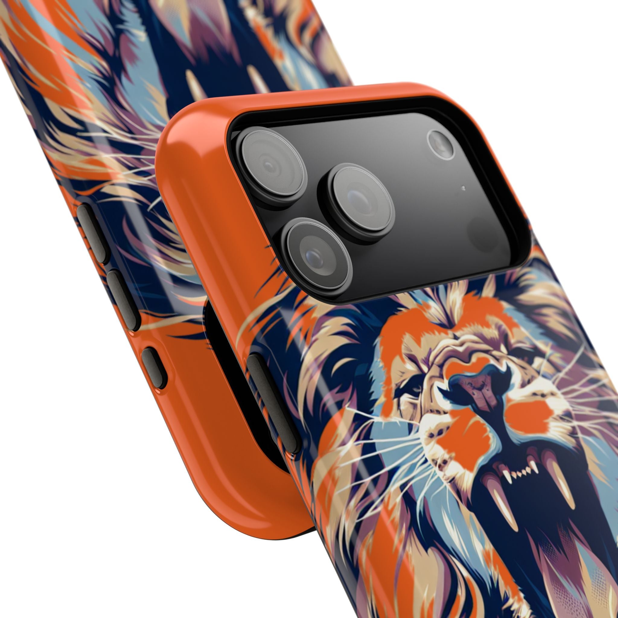 Wild Roar Lion Impact Resistant Phone Case