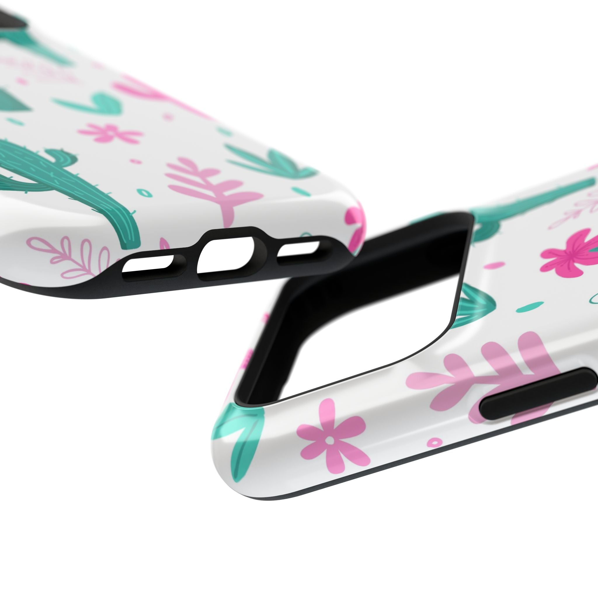 Cactus Pattern Impact Resistant Phone Case
