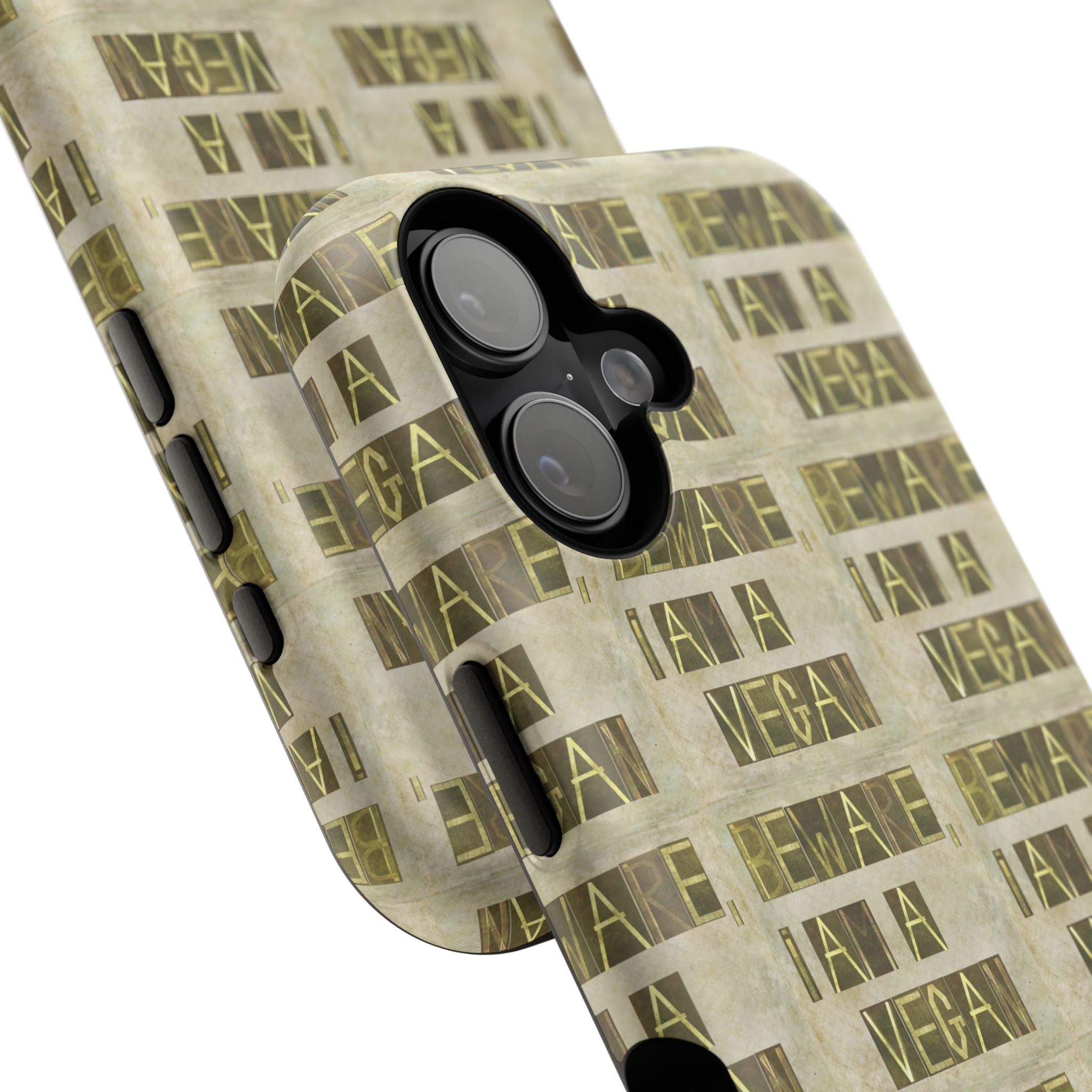 Vegan Message Phone Case | Impact-Resistant