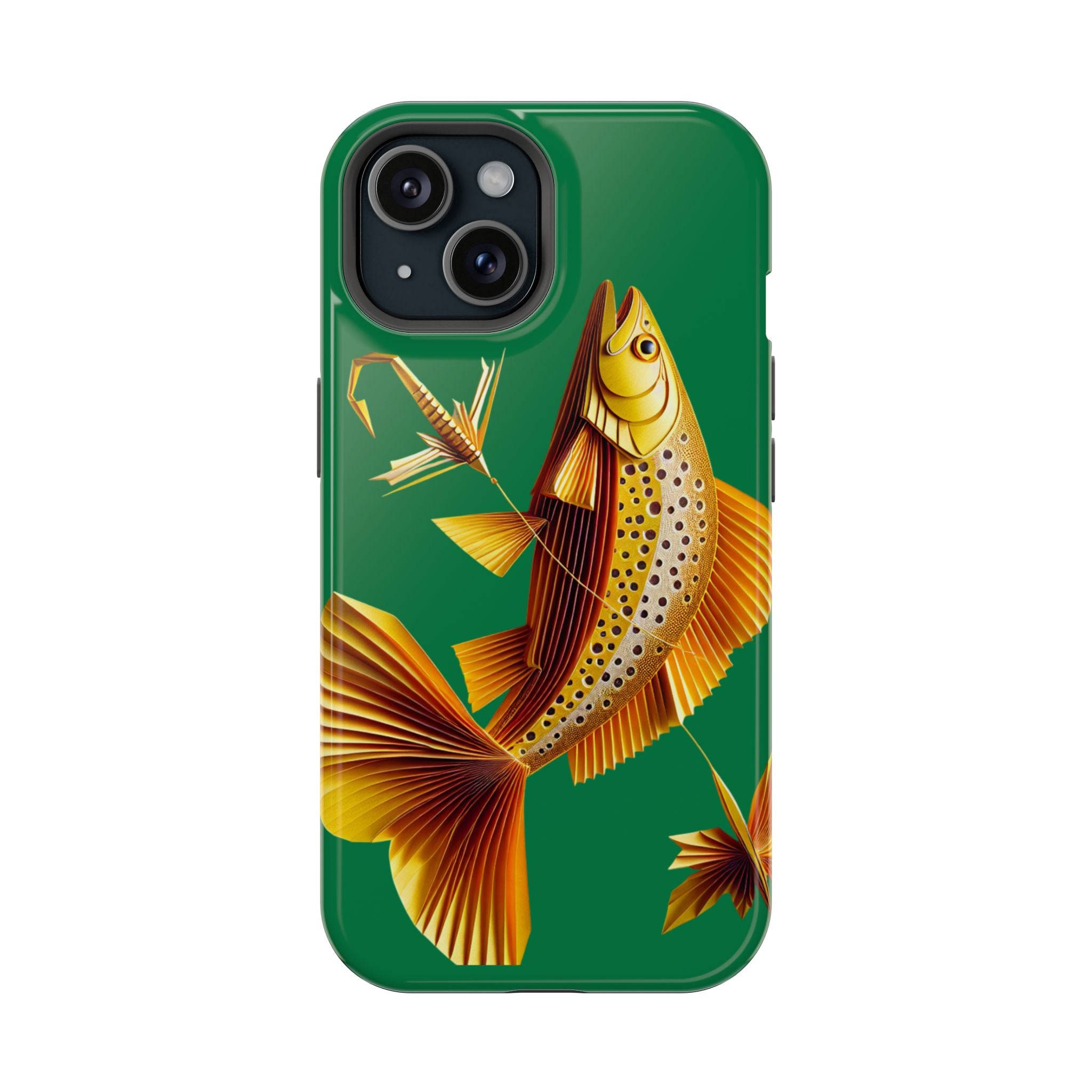 Impact Resistant Phone Case,  Lucky Charm Fish, Outdoor Enthusiast Gift