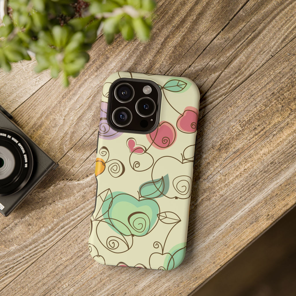 Colorful Floral Phone Case, Impact-Resistant