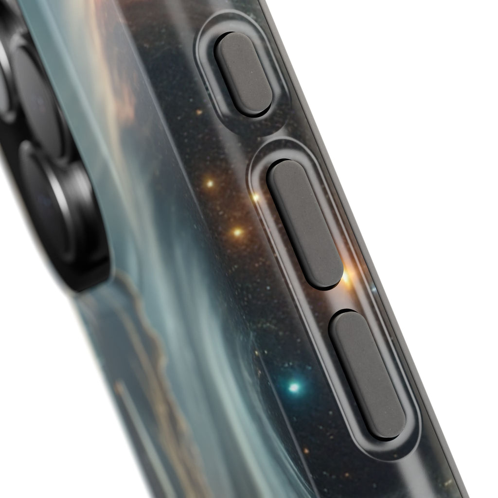Spacecraft Vortex Phone Case — Impact-Resistant Sci‑Fi iPhone Cover