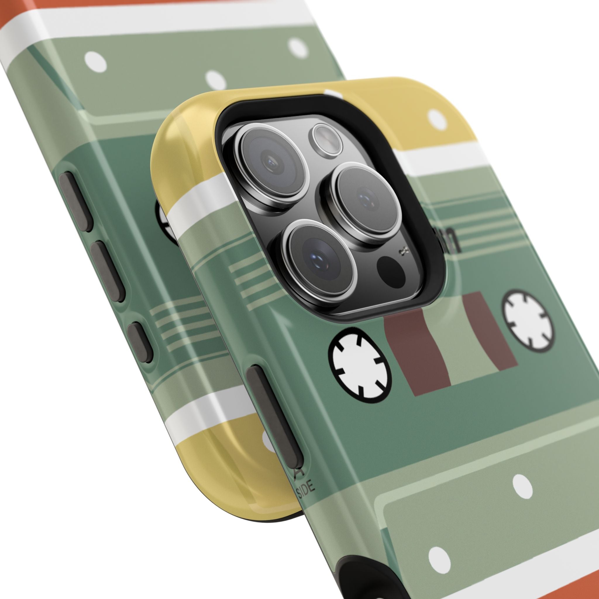Phone Case - Retro Cassette Tape Impact Resistant