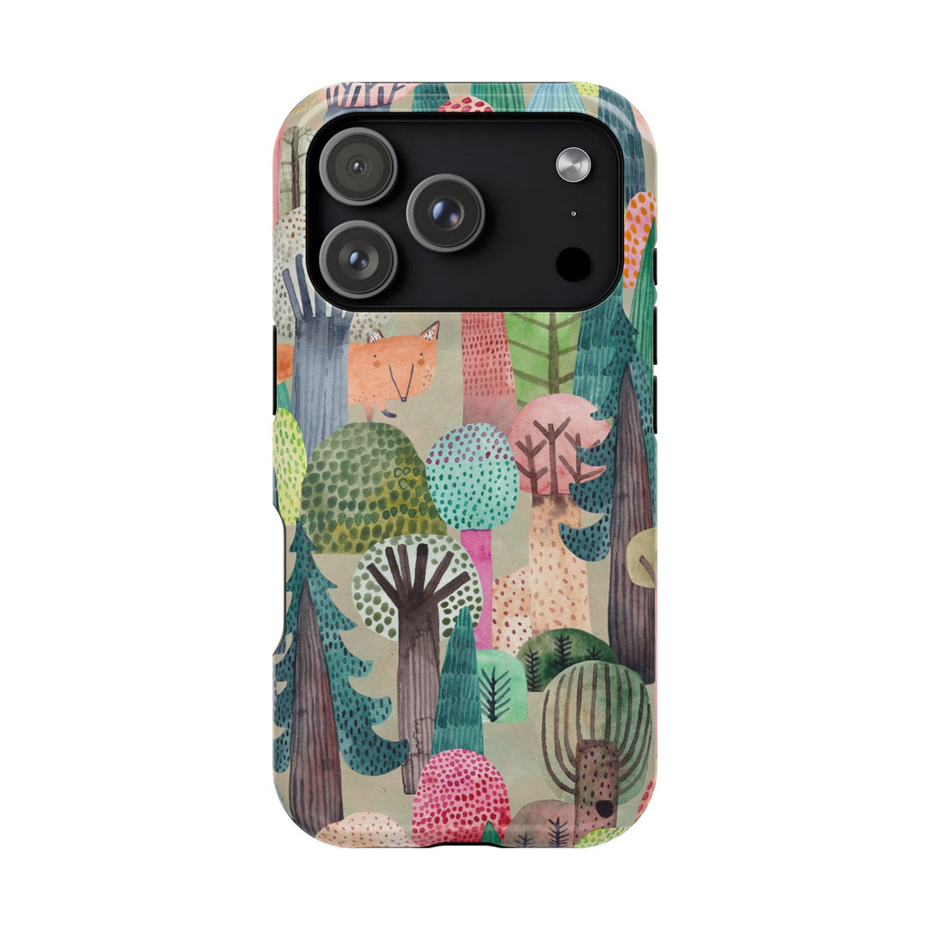Whimsical Forest Fox Impact Phone Case