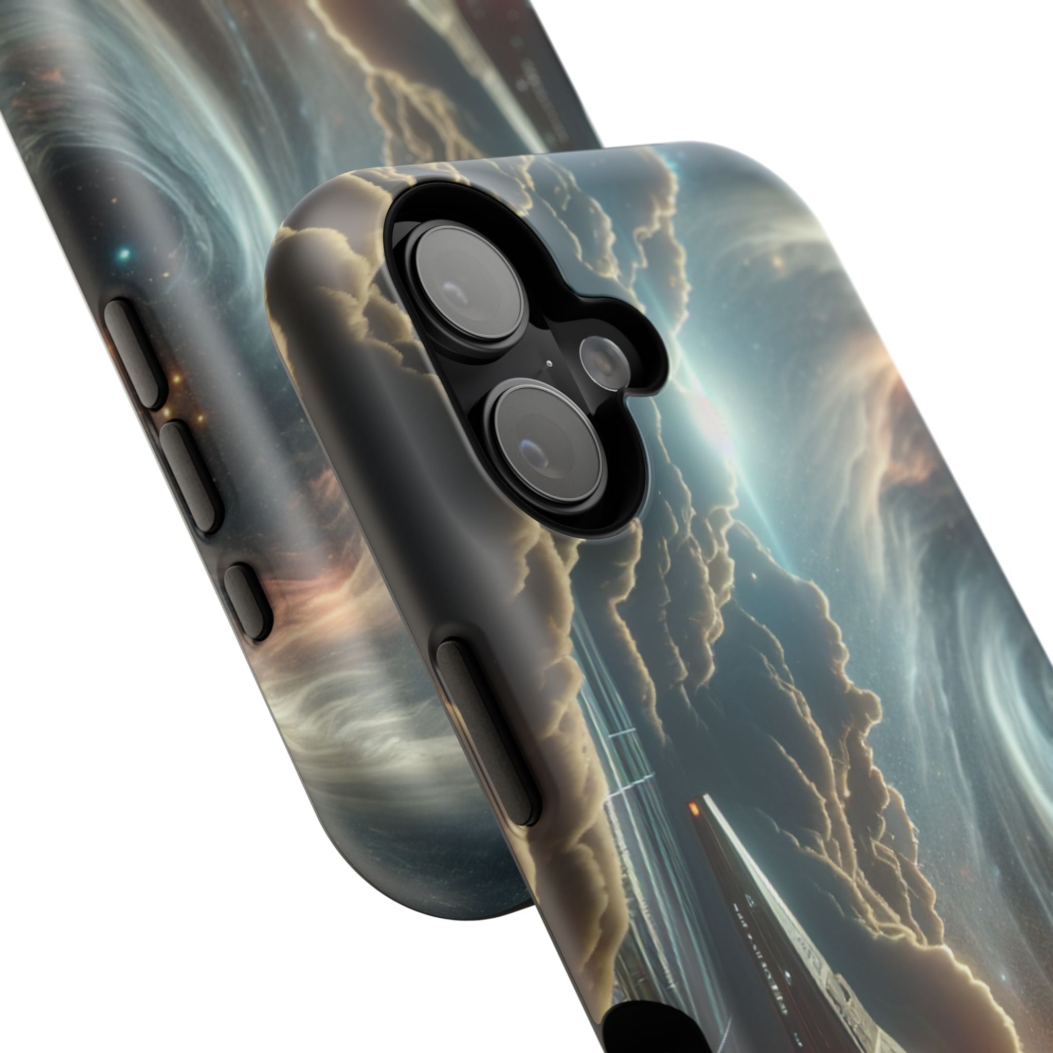Cosmic Space Ship Impact Resistant Phone Case