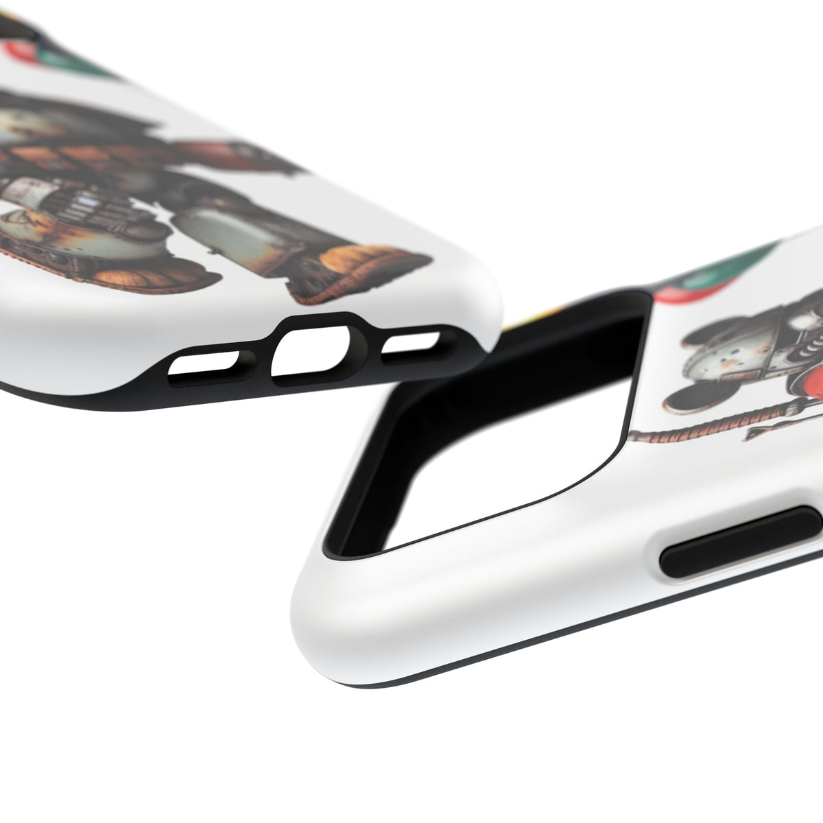 Armored Bear with Balloons Impact-Resistant Galaxy Cute Phone Cases