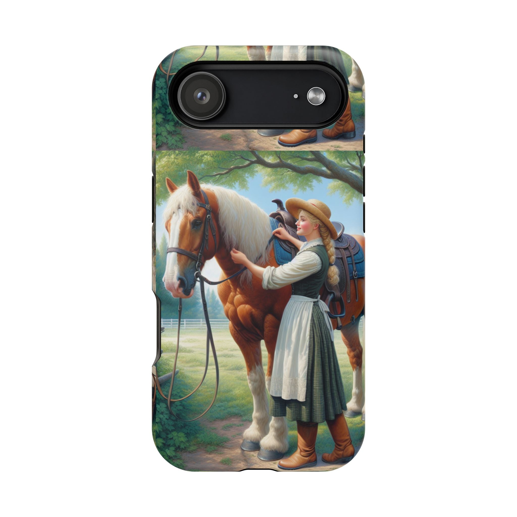 Classic Horse Care Impact Resistant Phone Case