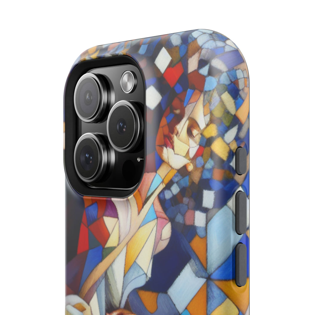 Impact Resistant Phone Case - Beautiful Woman Abstract Design Samsung