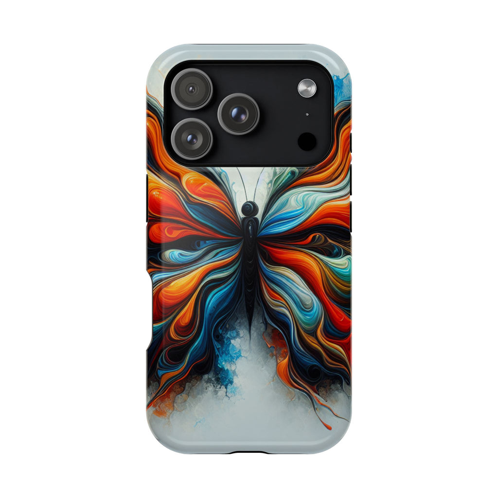 Vibrant Butterfly Impact Resistant Phone Case Unique Gift for Nature Lovers