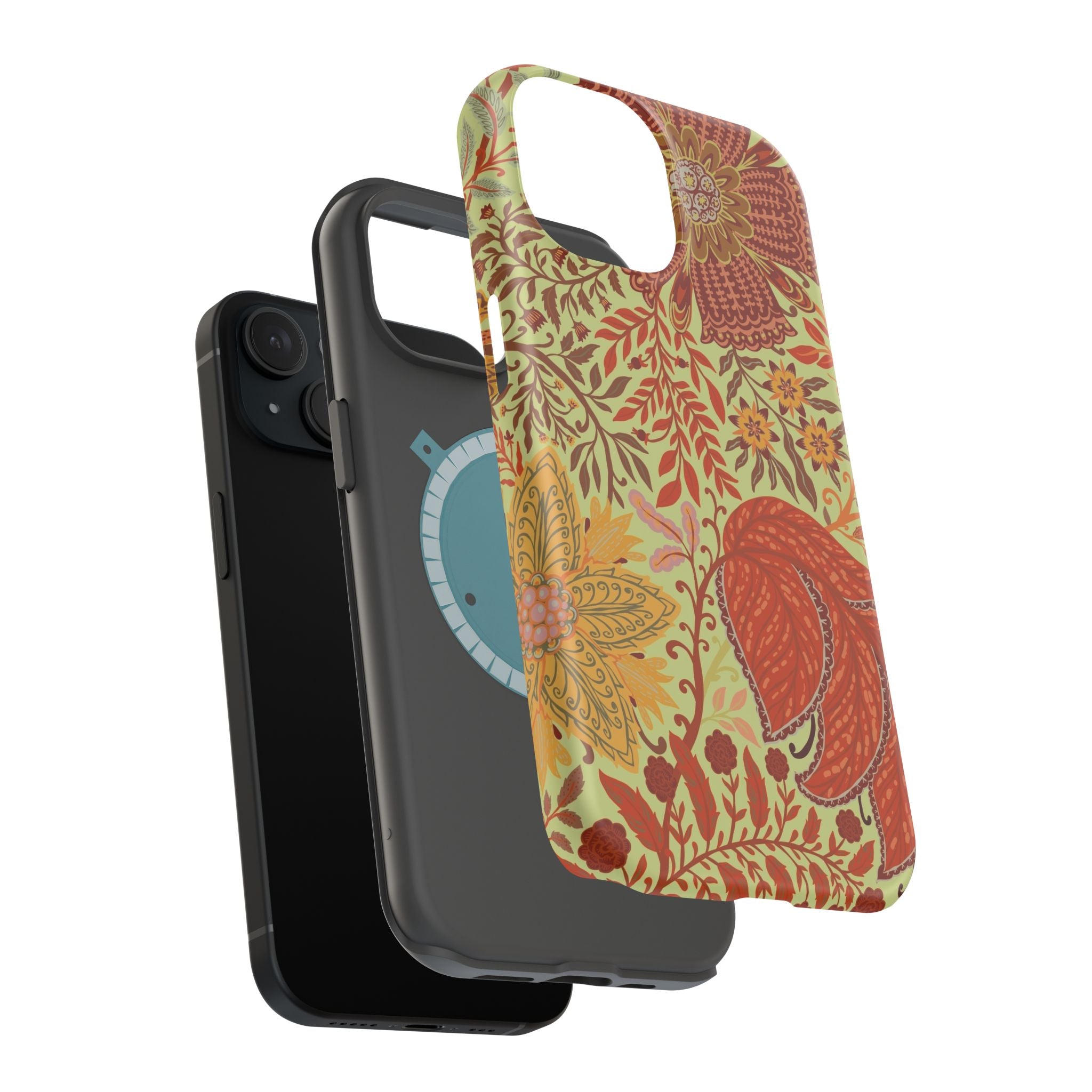 Floral Paisley Magnetic Impact-Resistant Phone Case