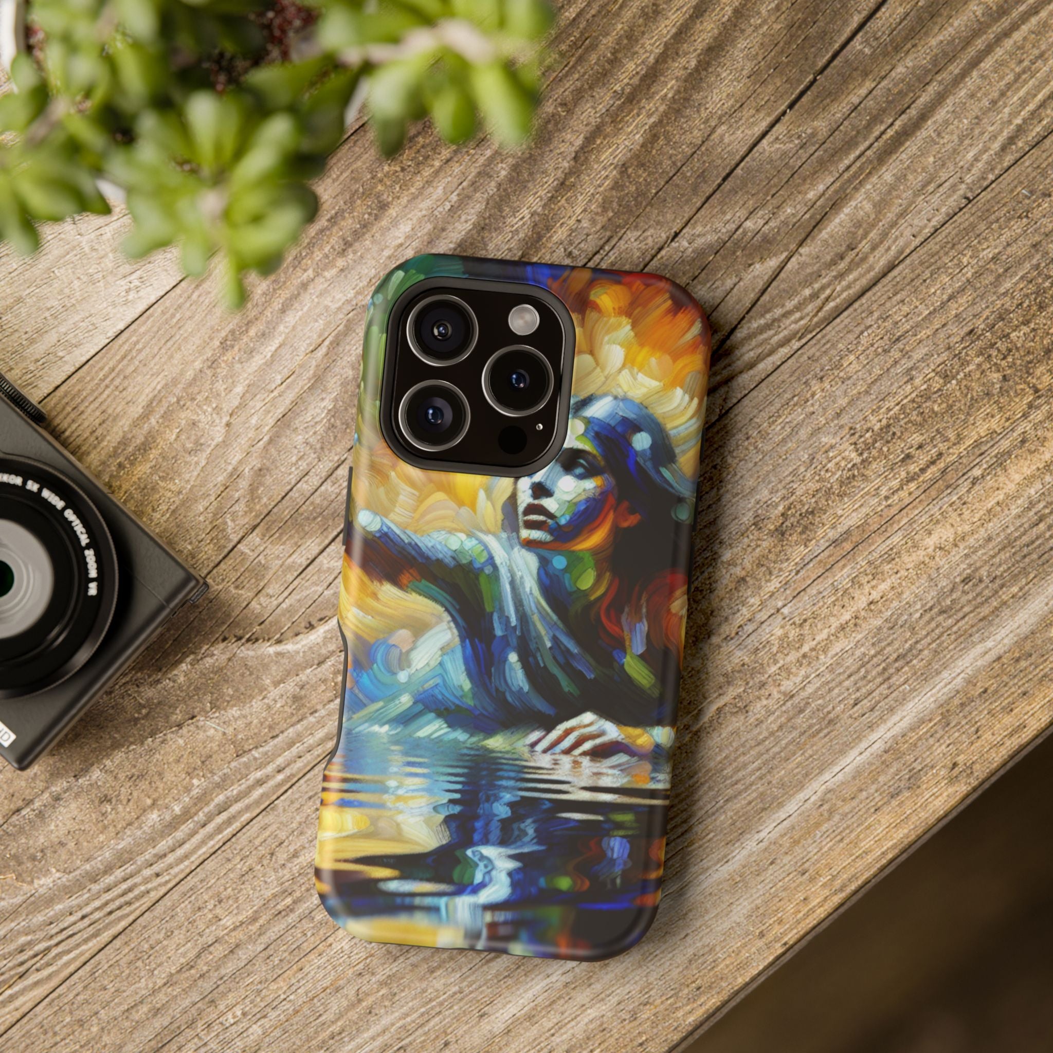 Abstract Woman Impact Resistant Phone Tough Case