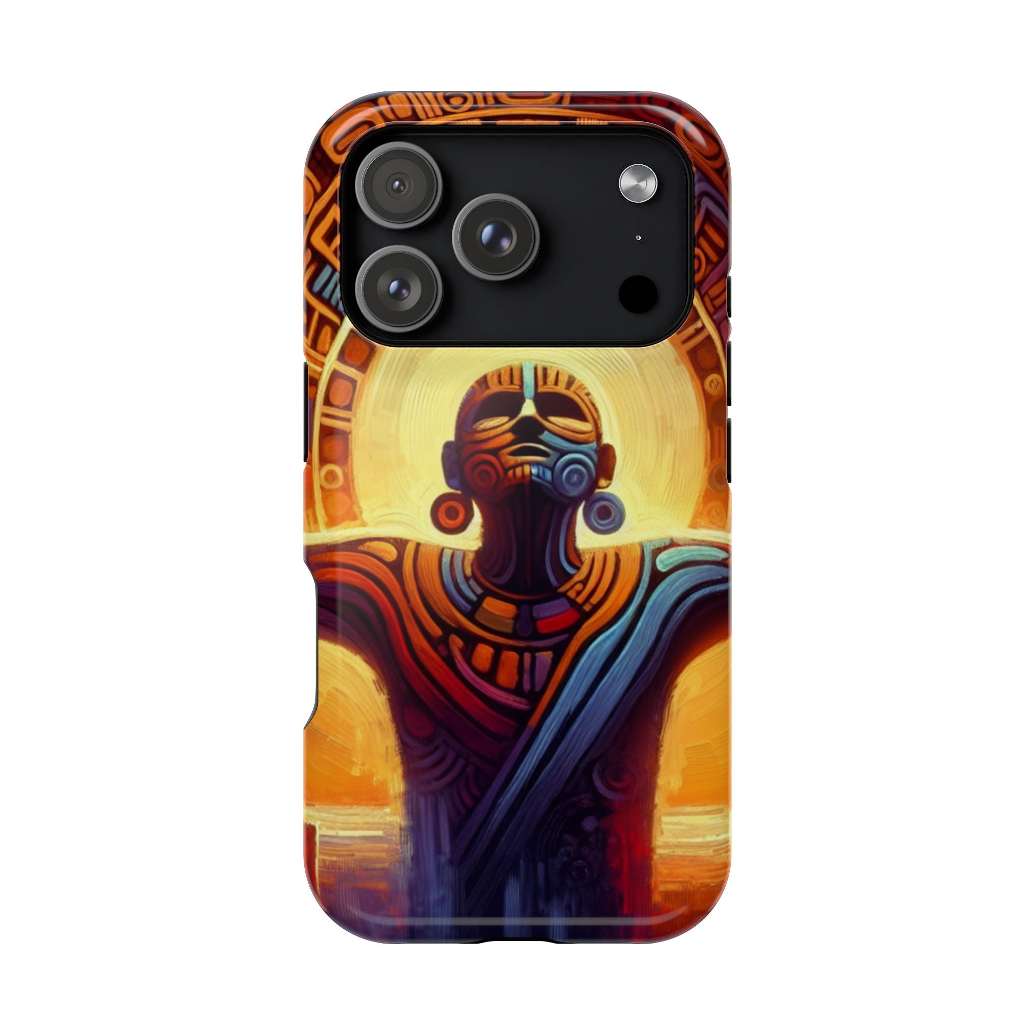 Impact Resistant Phone Case - Aztec Man