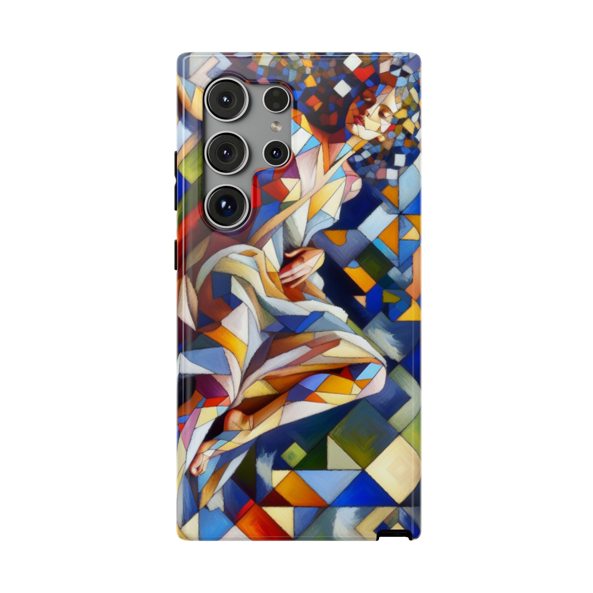 Impact Resistant Phone Case - Beautiful Woman Abstract Design