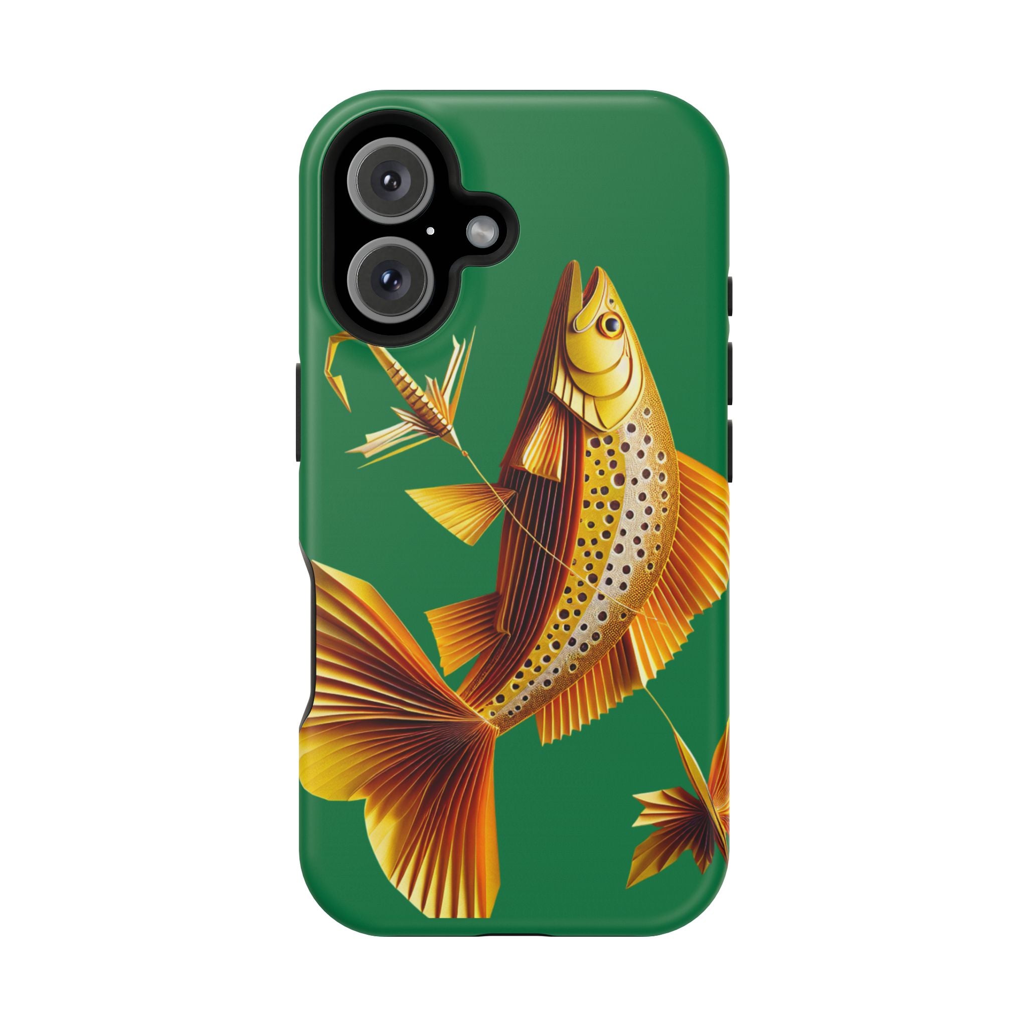 Impact Resistant Phone Case,  Lucky Charm Fish, Outdoor Enthusiast Gift