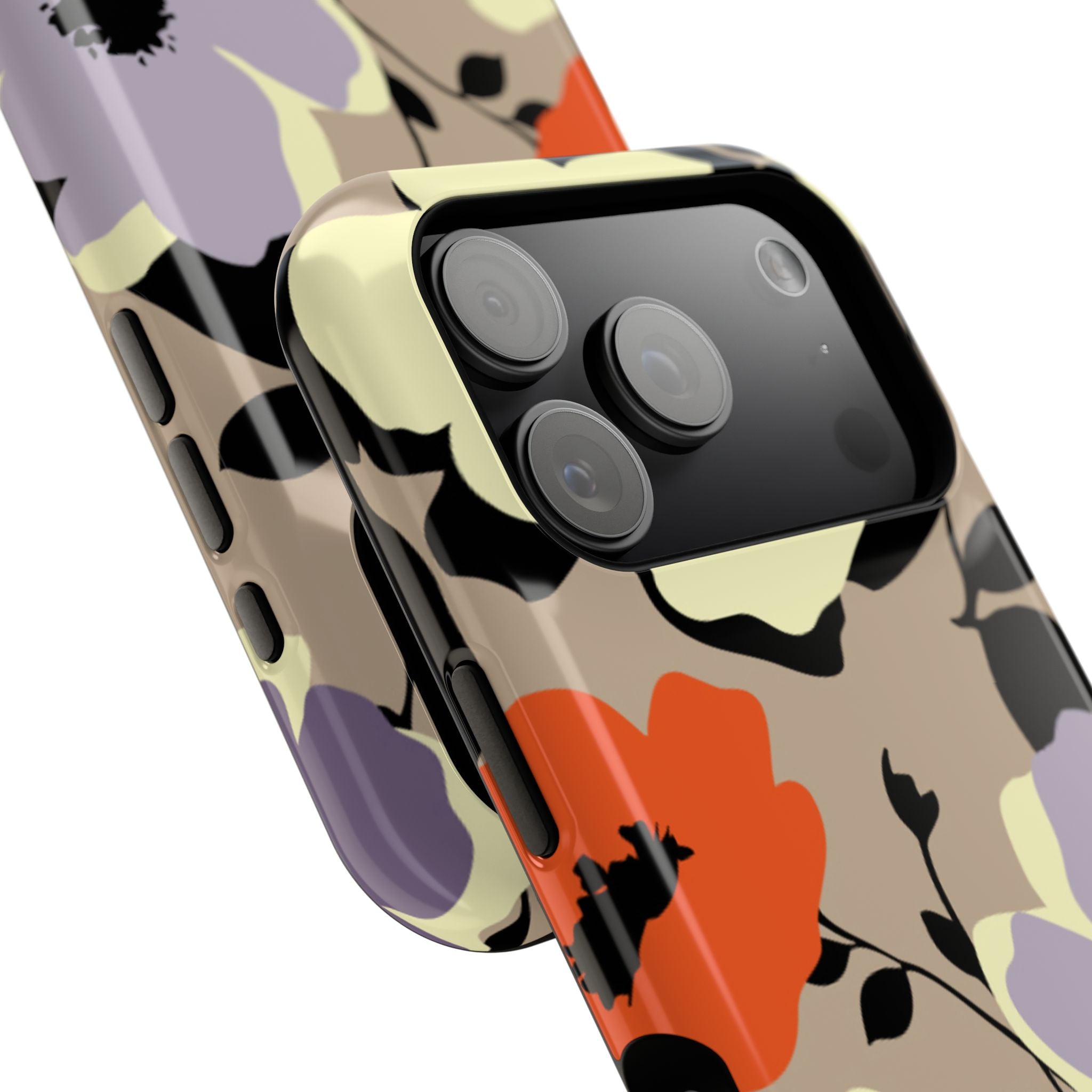 Floral Impact-Resistant Phone Case