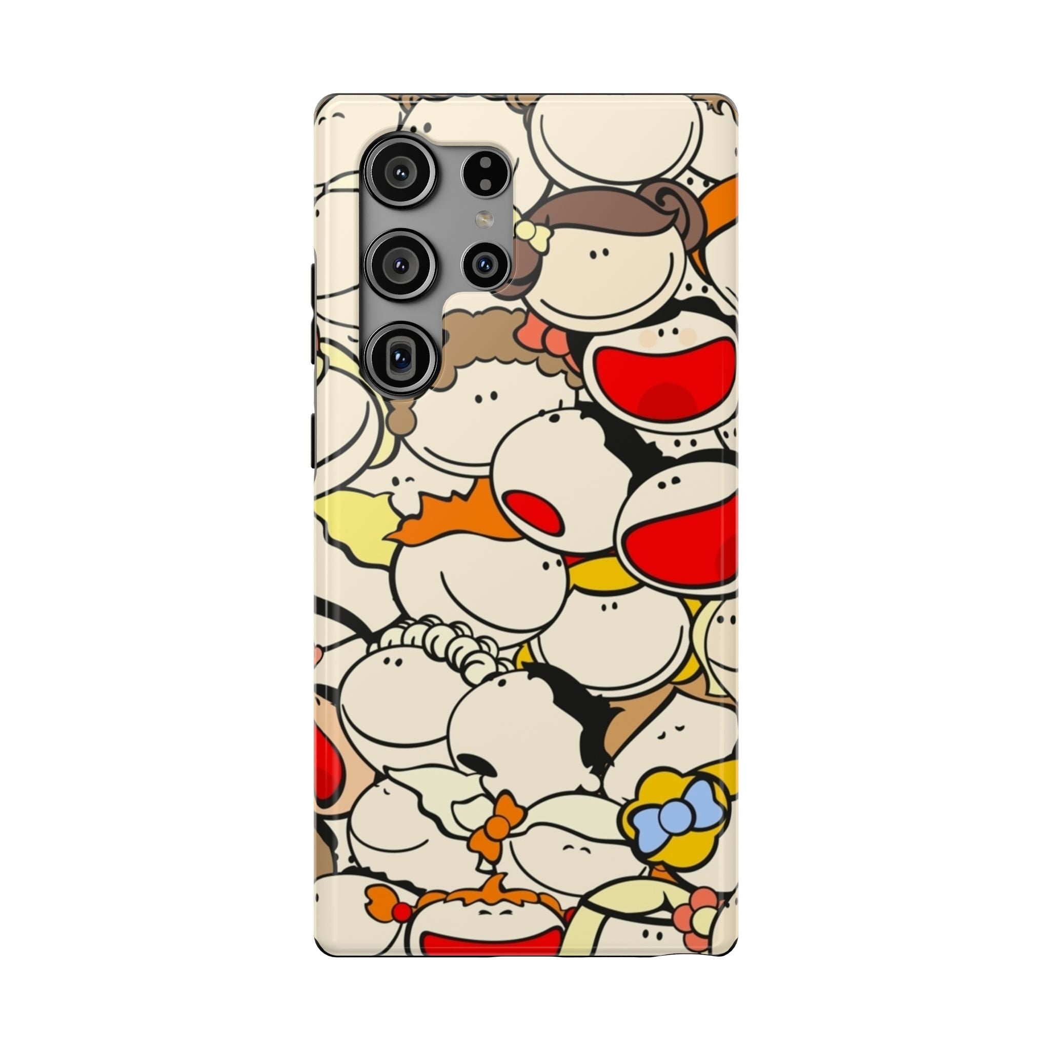 Cartoon Faces Impact-Resistant Phone Case
